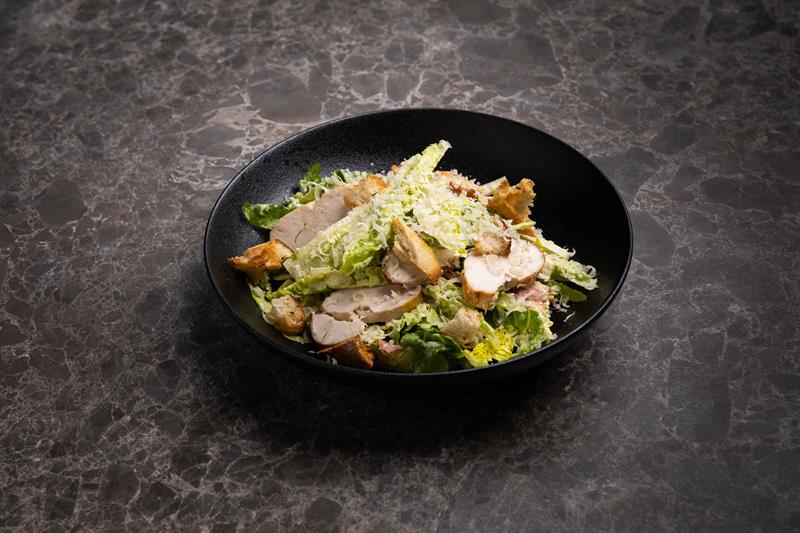 Detalj av caesarsalat