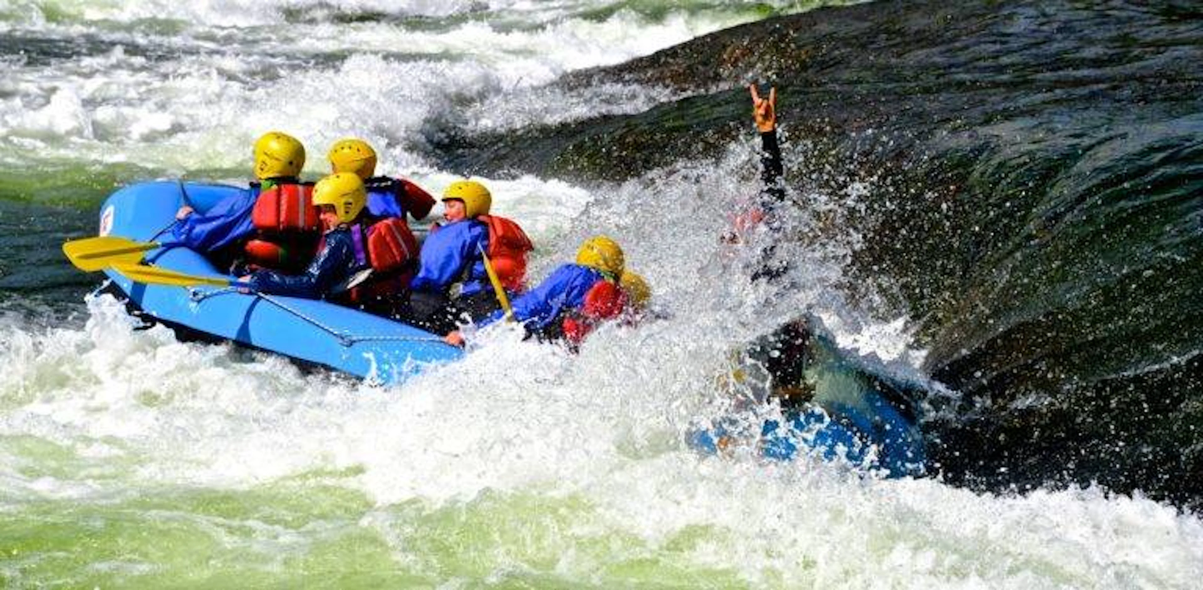 Wildwasser-Rafting in Evje