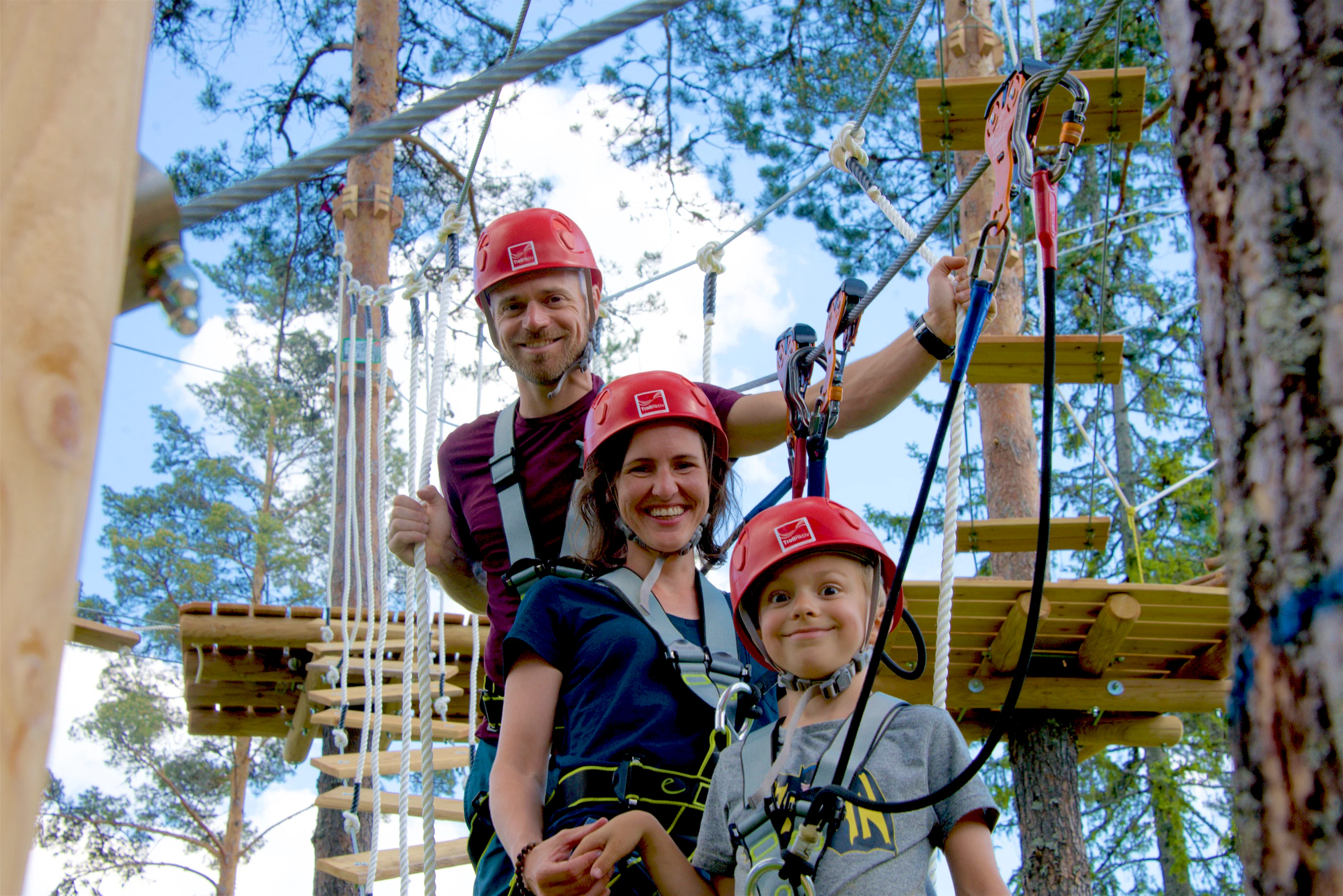 Eintrittskarte für den Kletterpark Evje