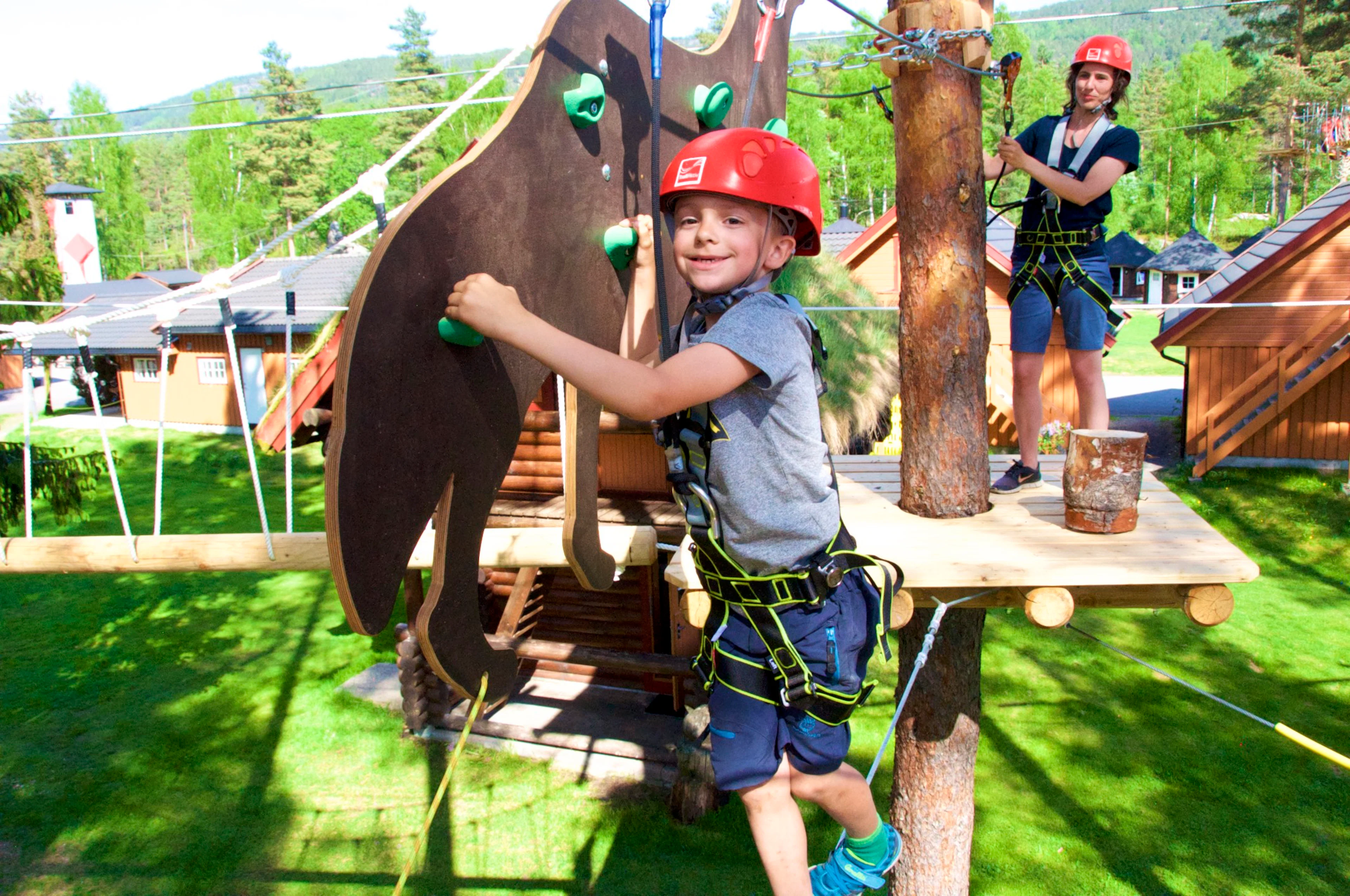 Eintrittskarte für den Kletterpark Evje