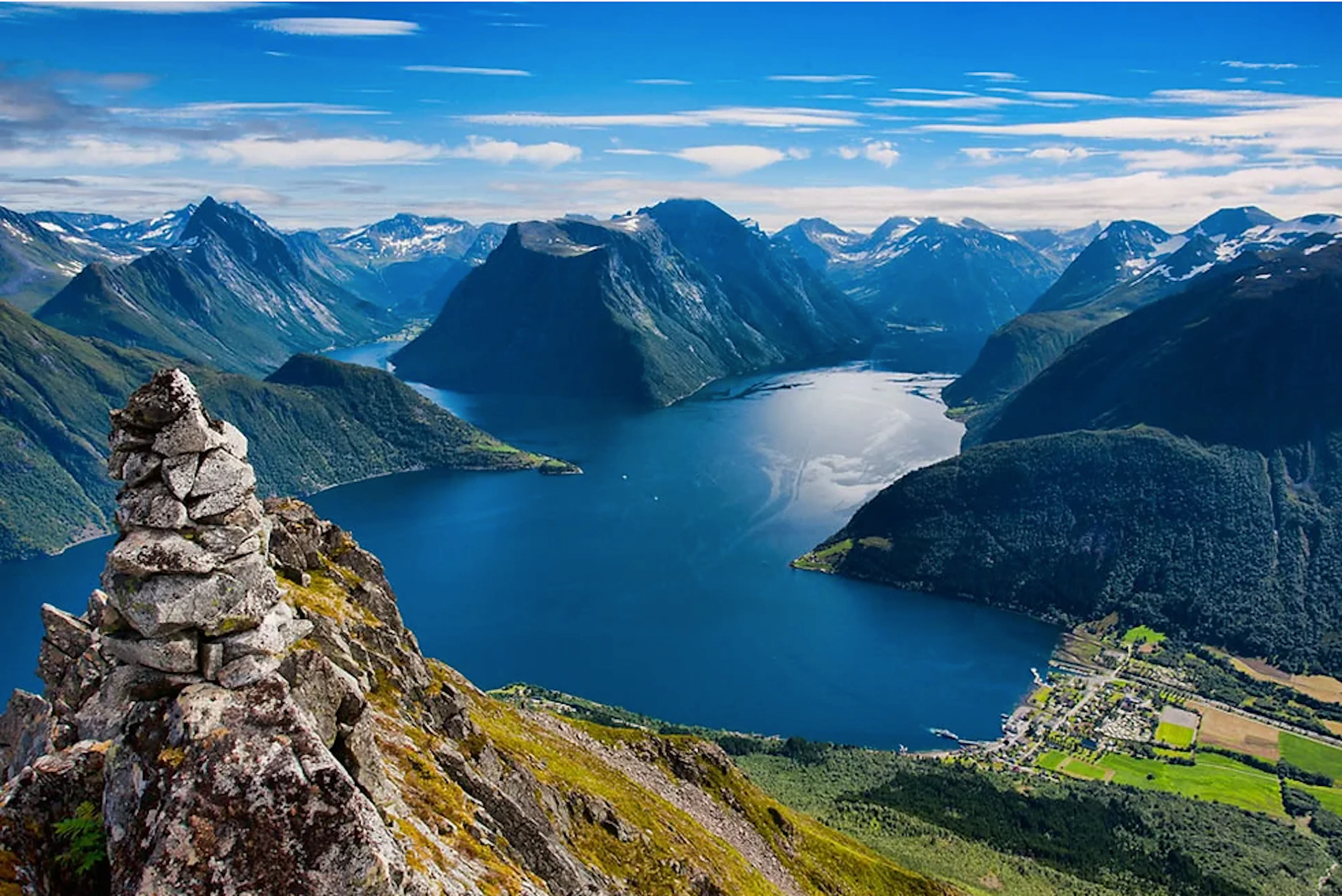 Hjørundfjord Fjelltur Kreuzfahrt (6,5 timer til fjelltur fra Øye)
