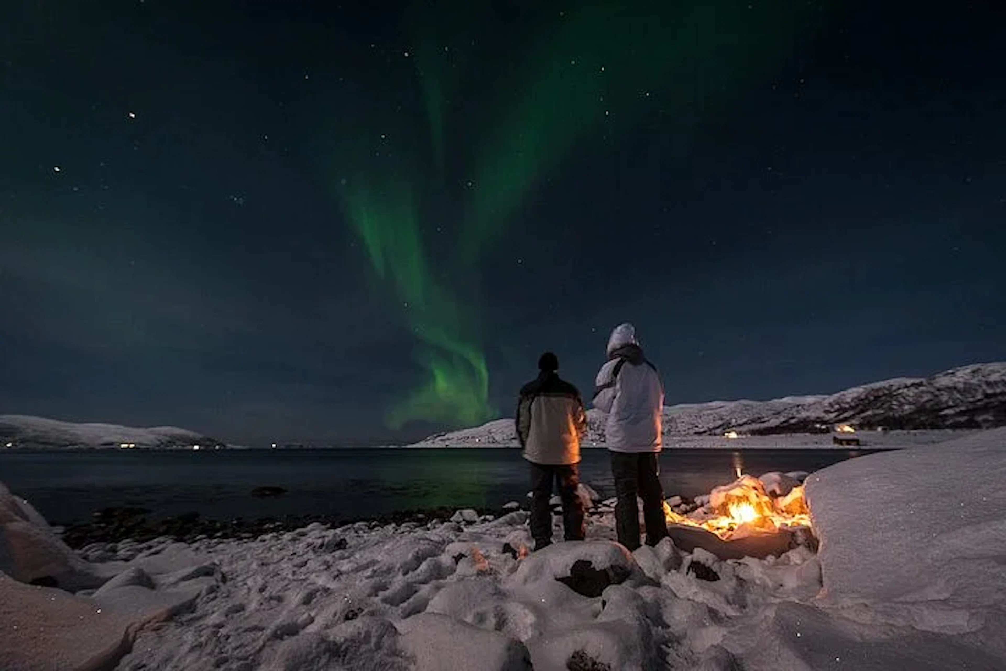 Tromsø Norwegen - Private Nordlichttour mit örtlichem Reiseleiter