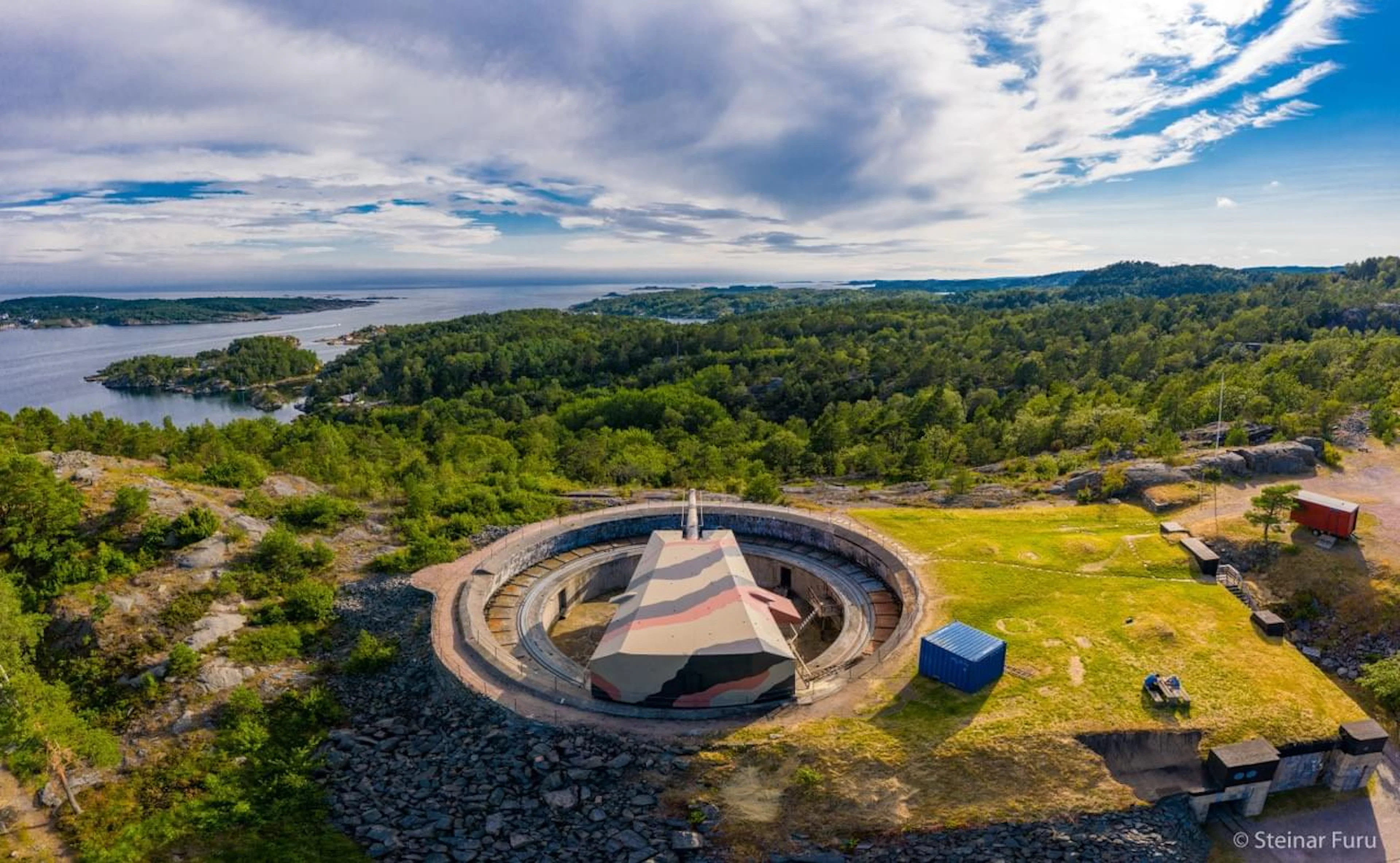 Eintrittskarte für das Kanonenmuseum Kristiansand