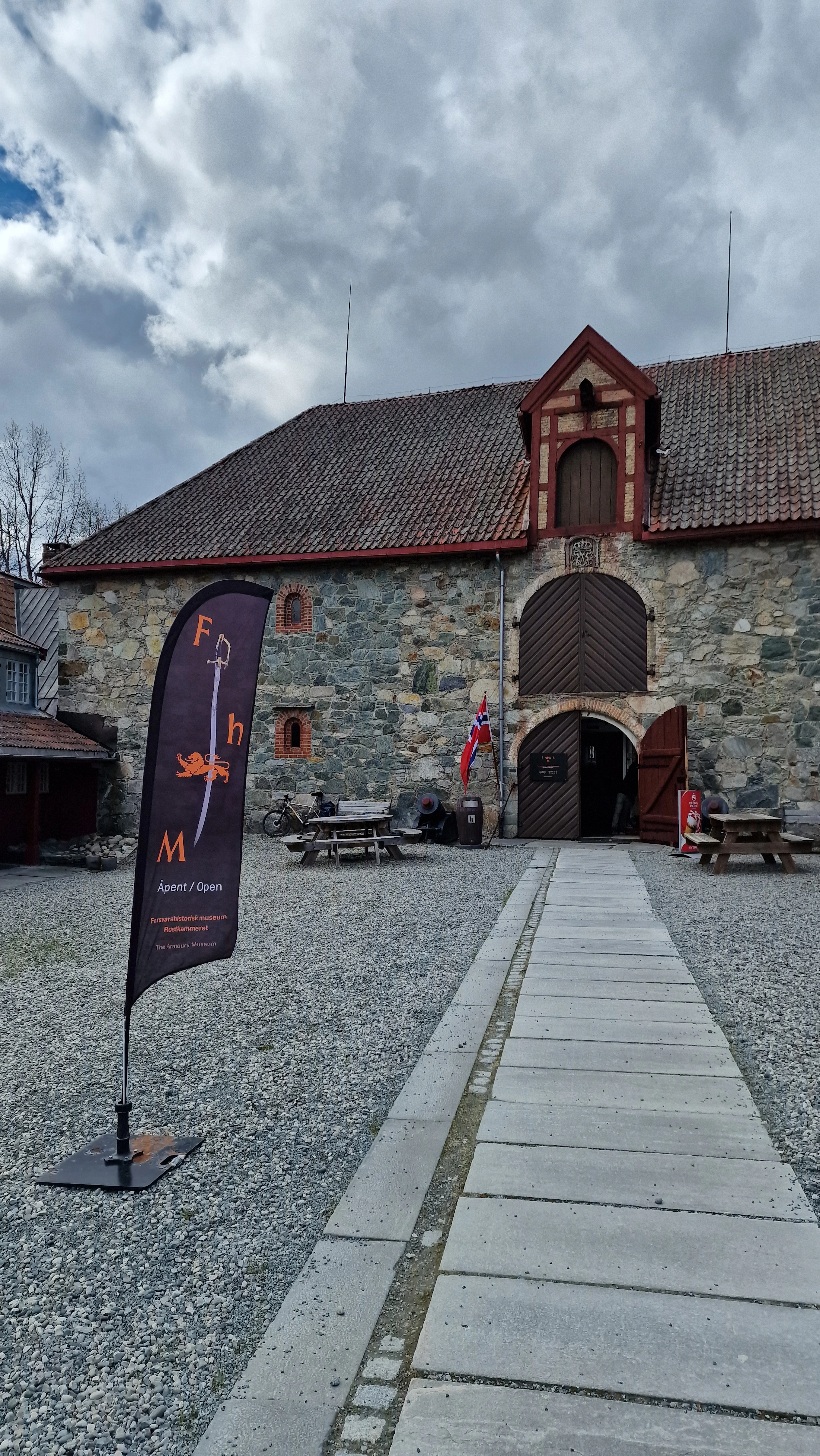 Eintrittskarte für das Zeughaus in Trondheim