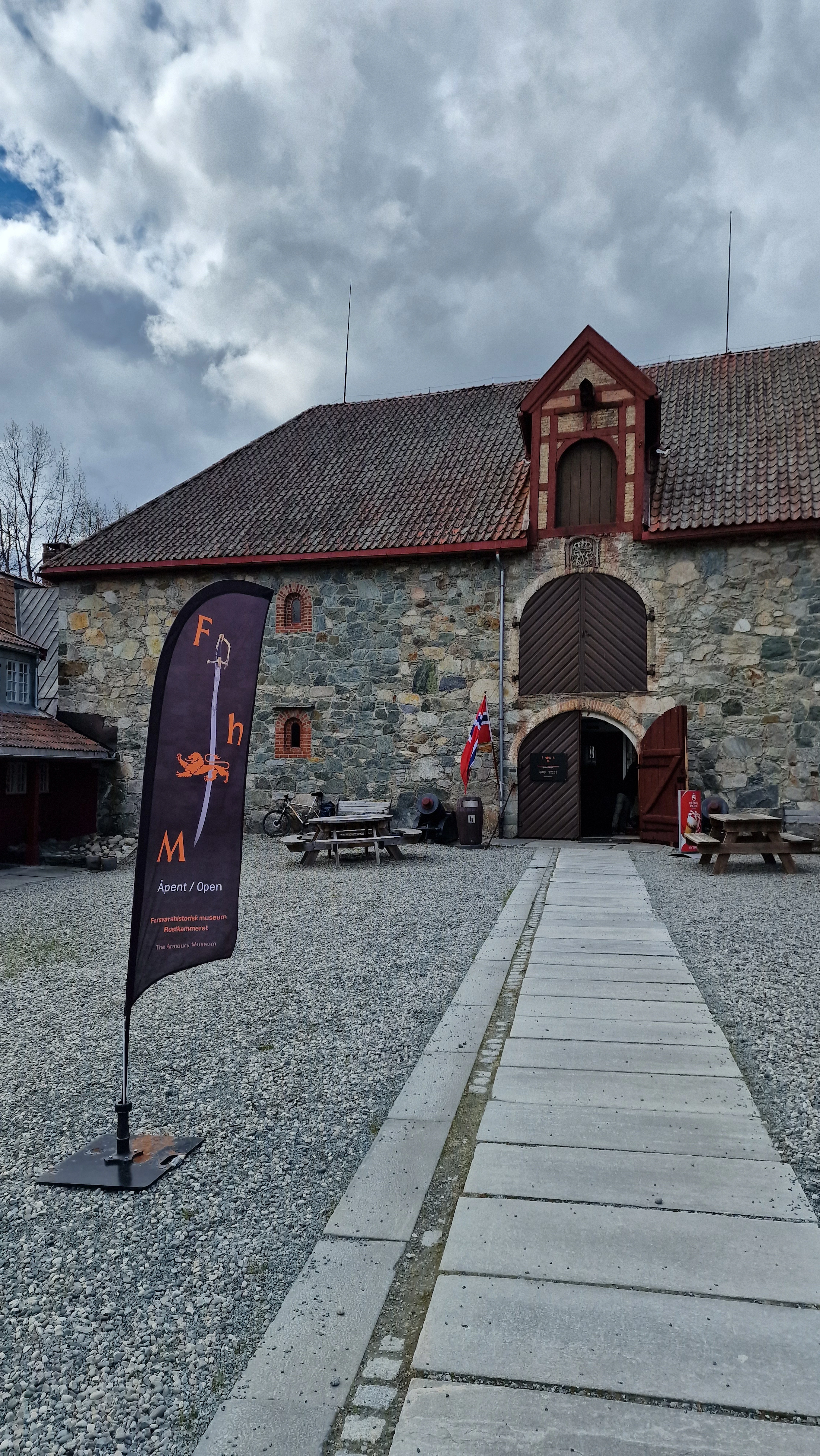 Eintrittskarte für das Zeughaus in Trondheim