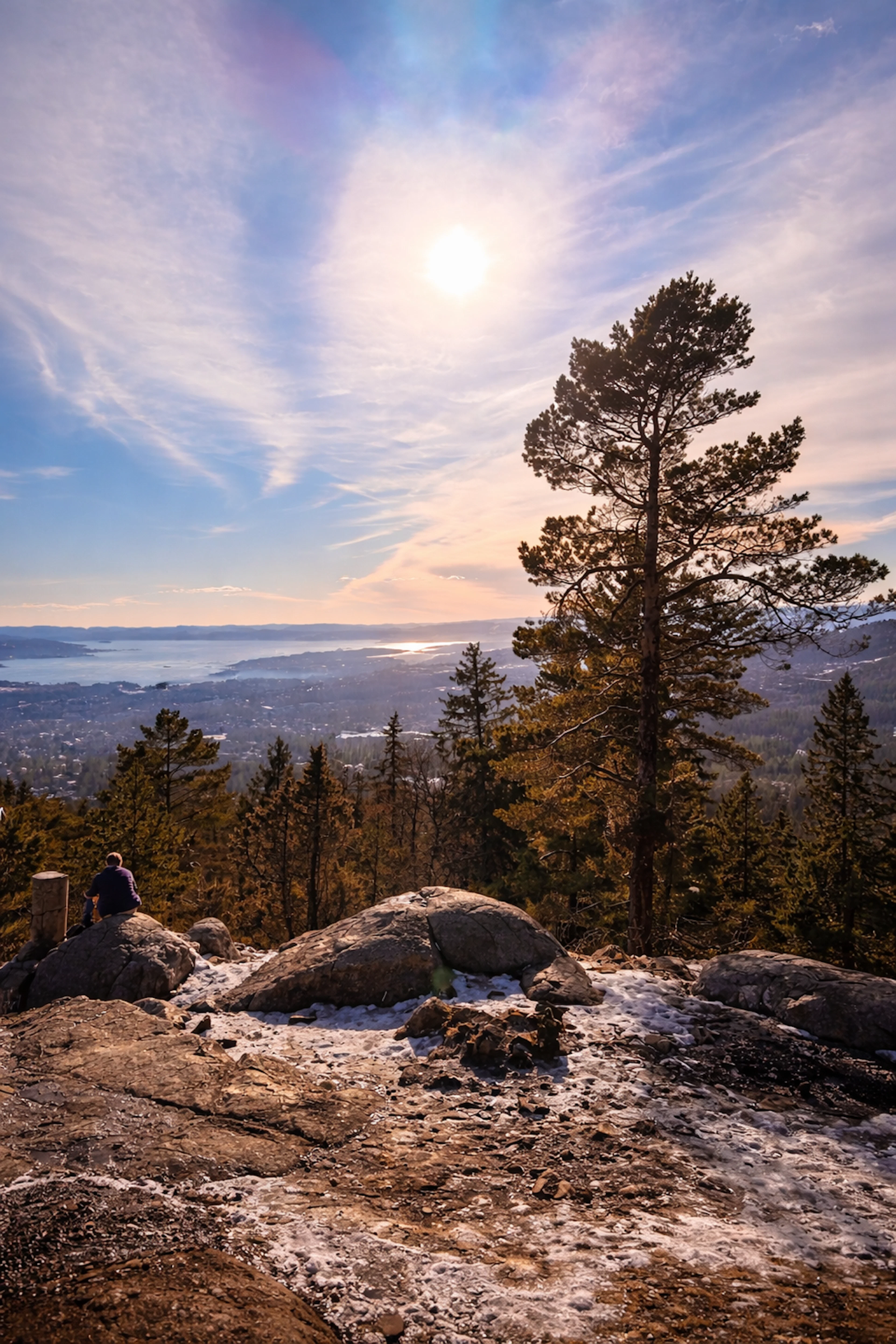 Geführte Wanderung mit Blick auf den Osloer Fjord vom Jernbanetorget