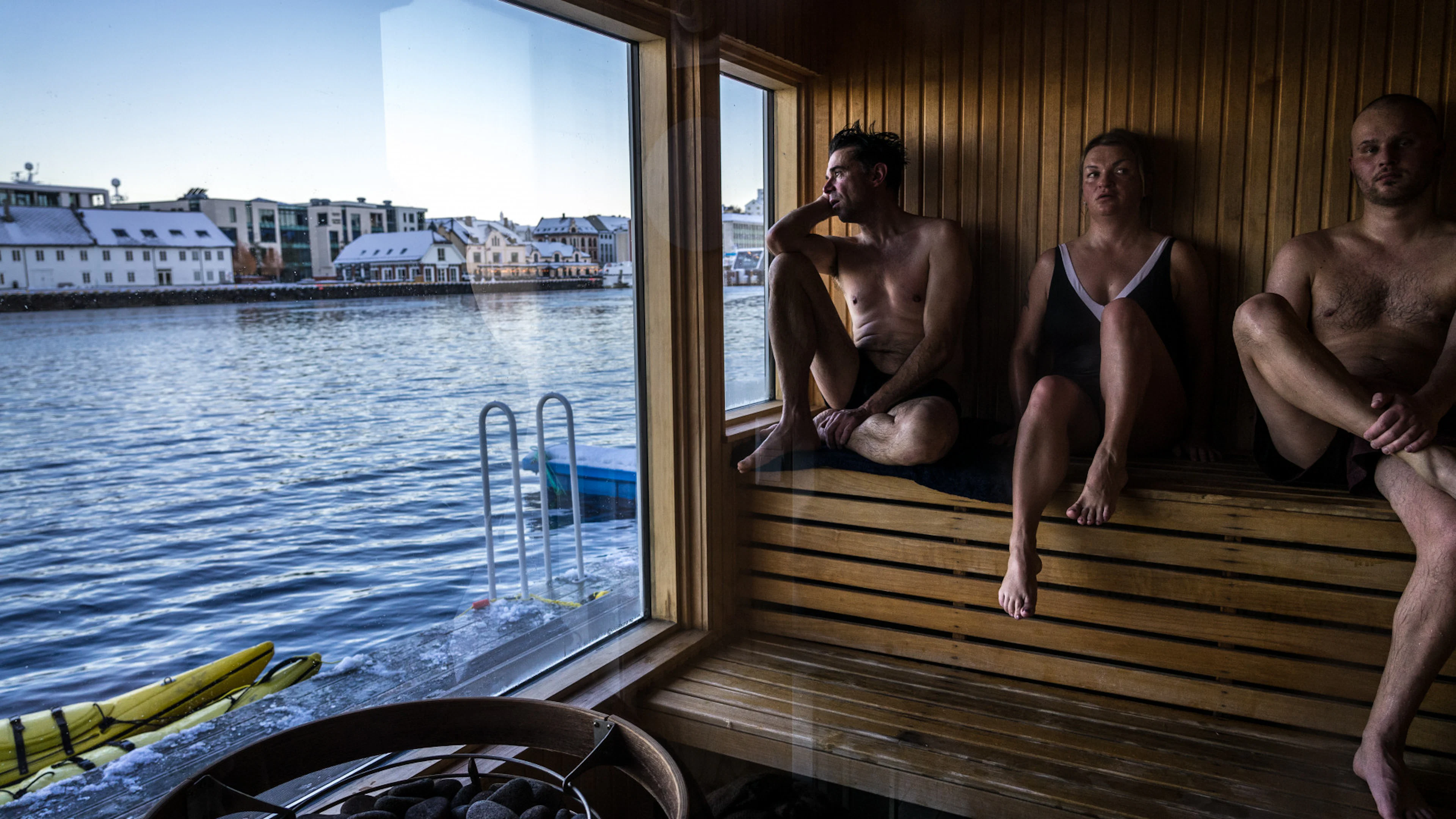 Winter-Kajak & Sauna in Ålesund