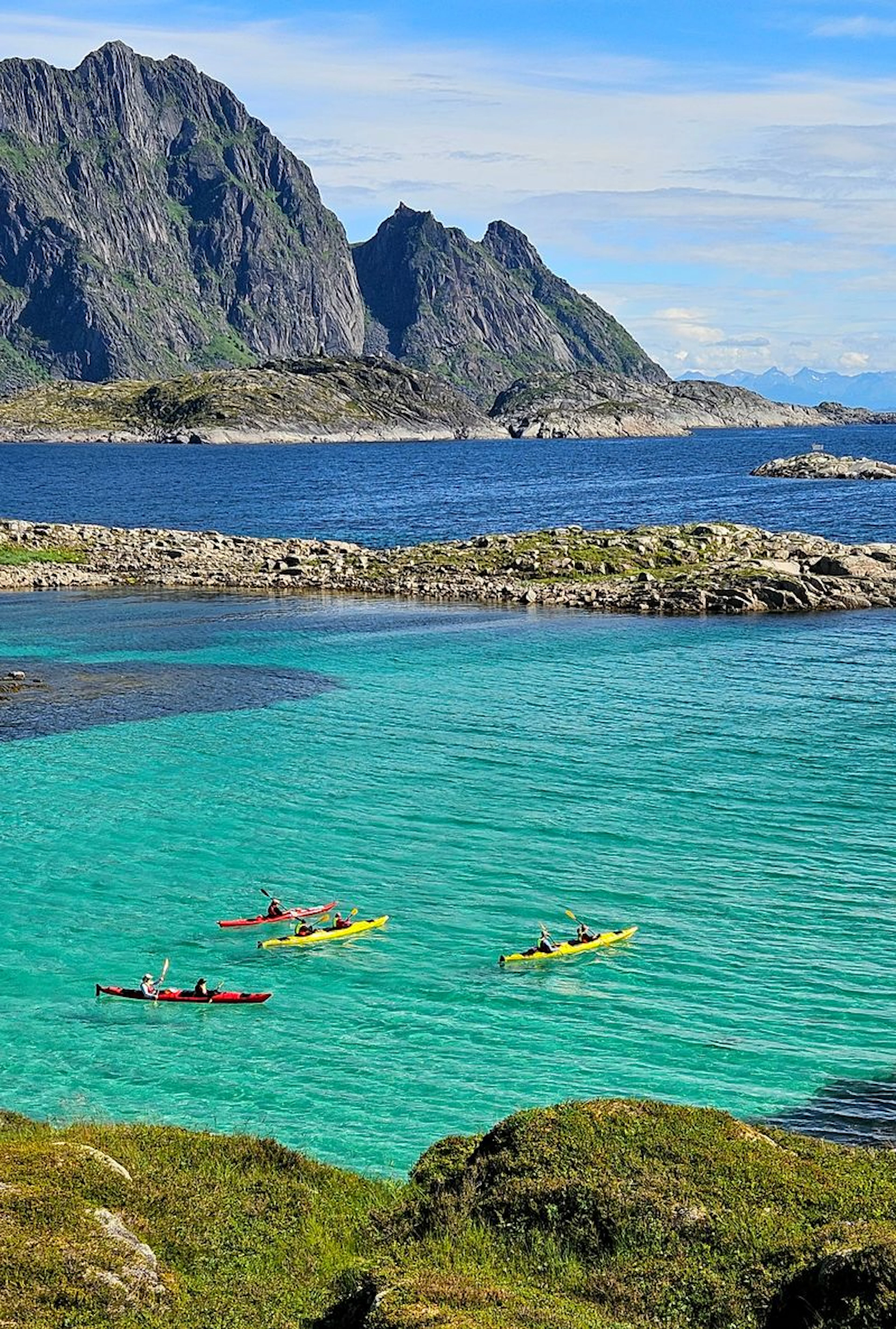 Hawaii auf den Lofoten: Leichte Paddeltour um die Insel Skrova