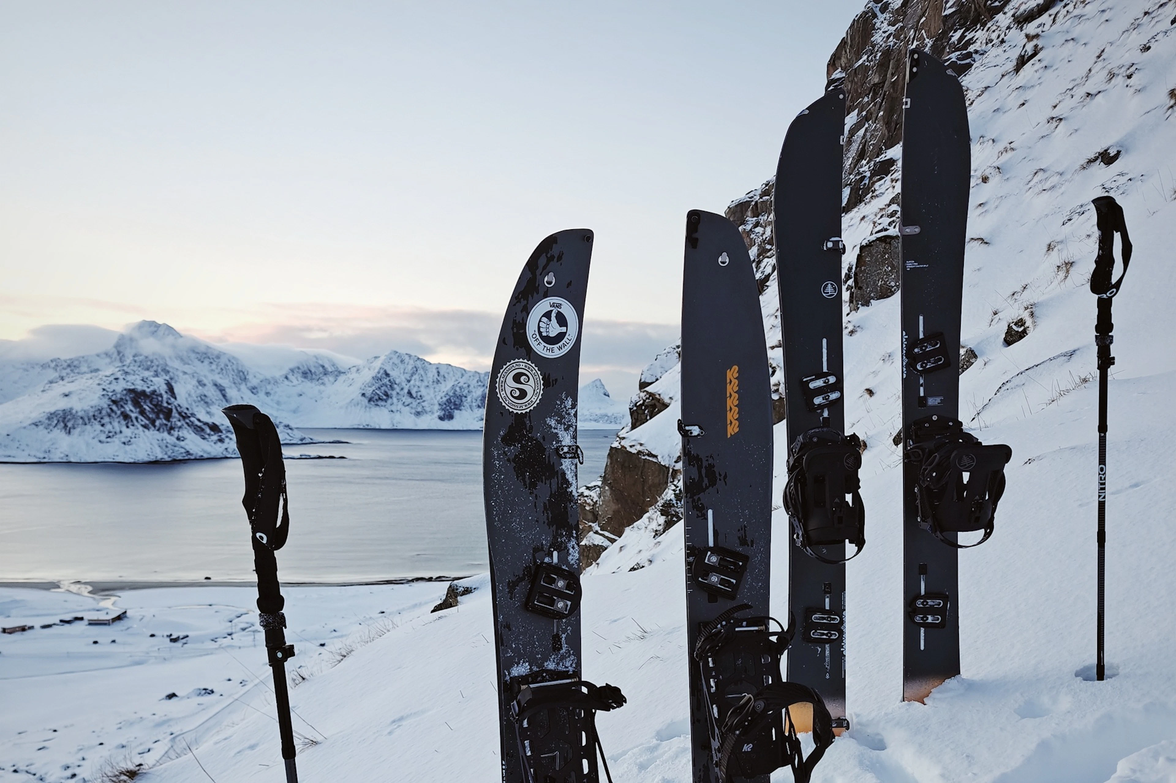 Splitboard- und Bootsverleih-Paket auf den Lofoten