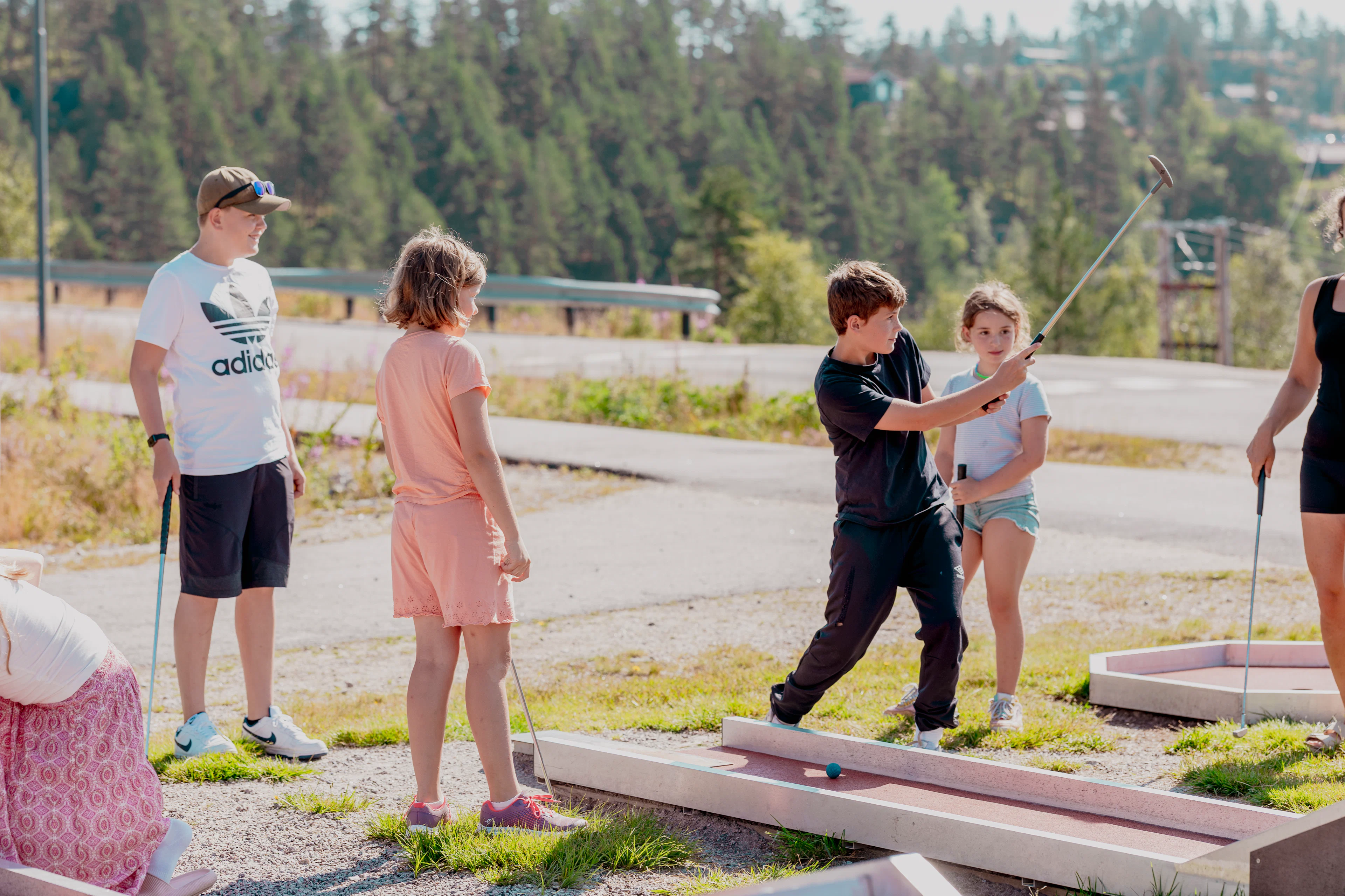 Minigolf in Bortelid