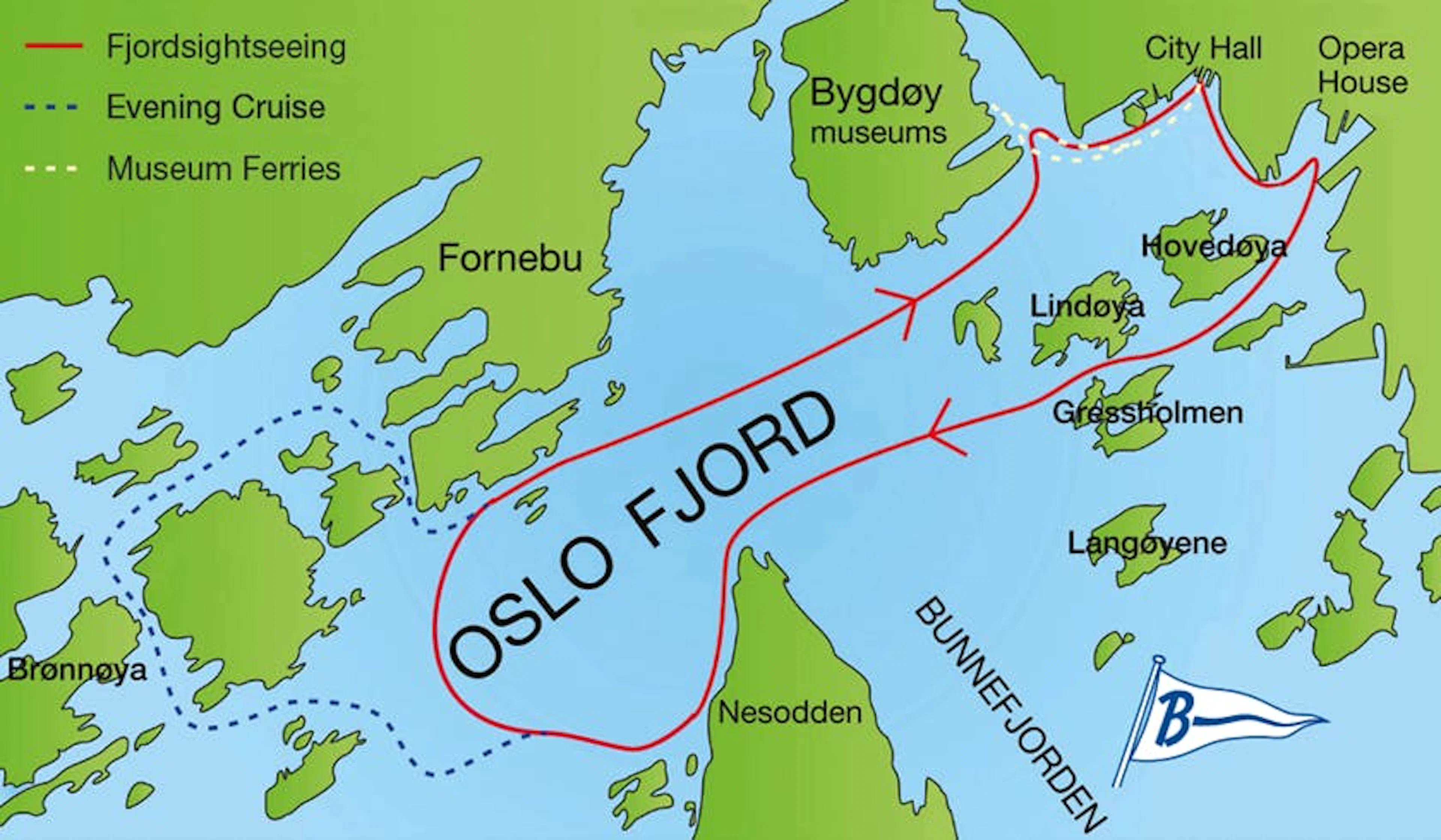 Fjord-Sightseeing-Kreuzfahrt in Oslo mit Norway Yacht Charter