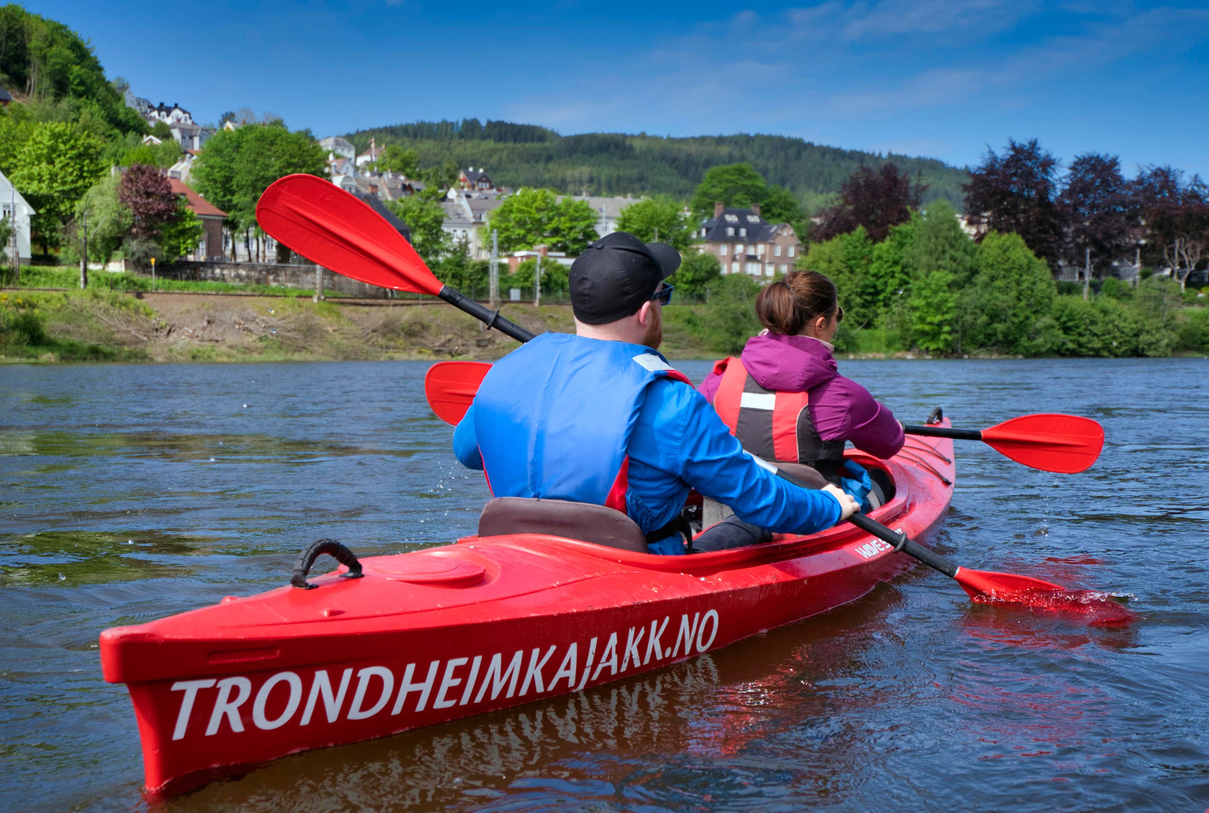 Paddeln durch die Geschichte in Trondheim