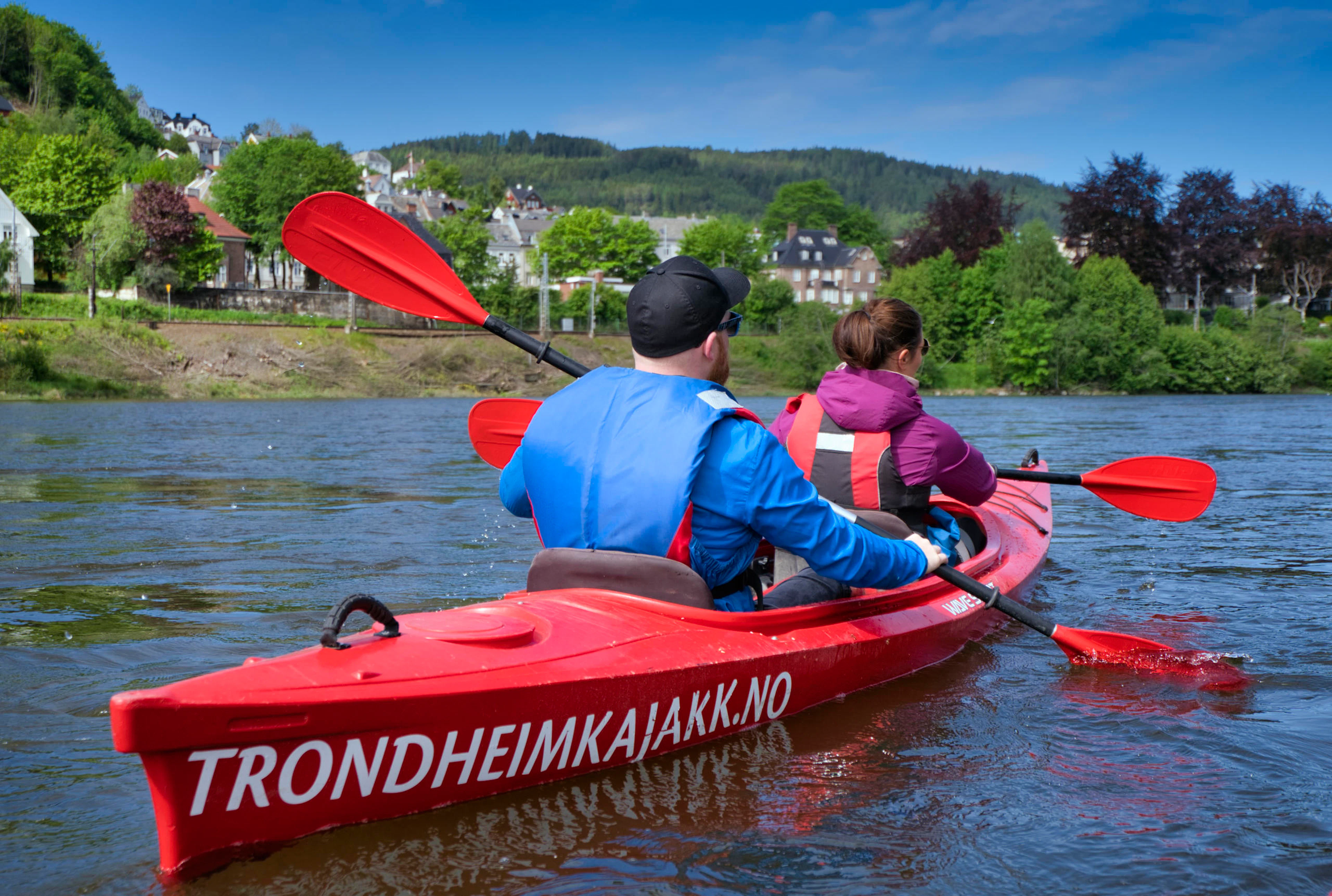Paddeln durch die Geschichte in Trondheim