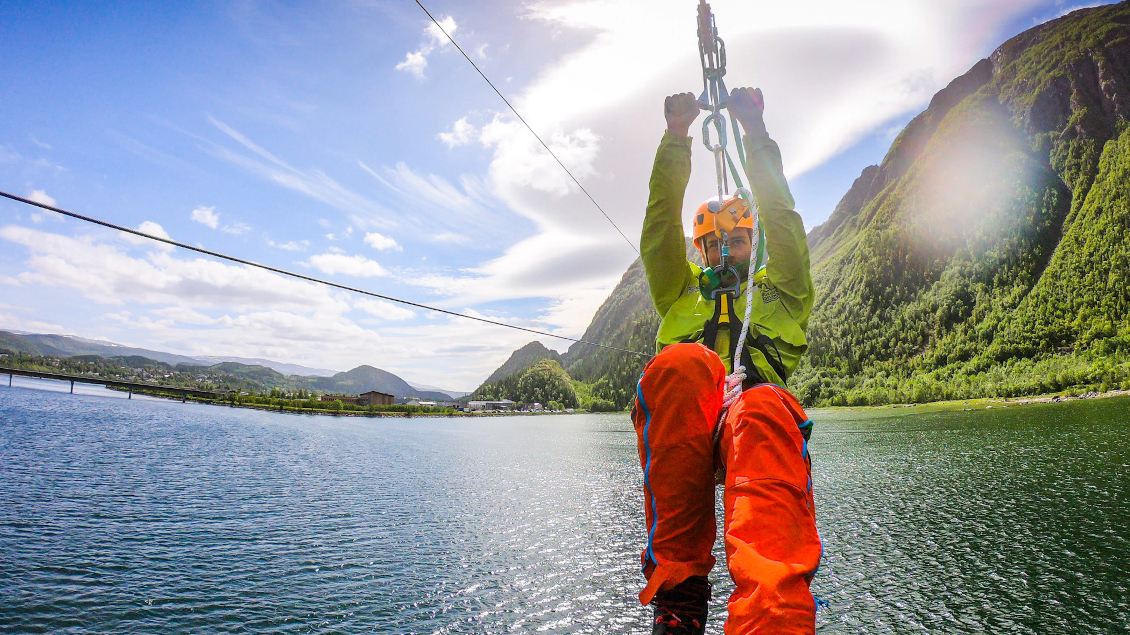 Klettersteig und Zipline-Erlebnis in Mosjøen