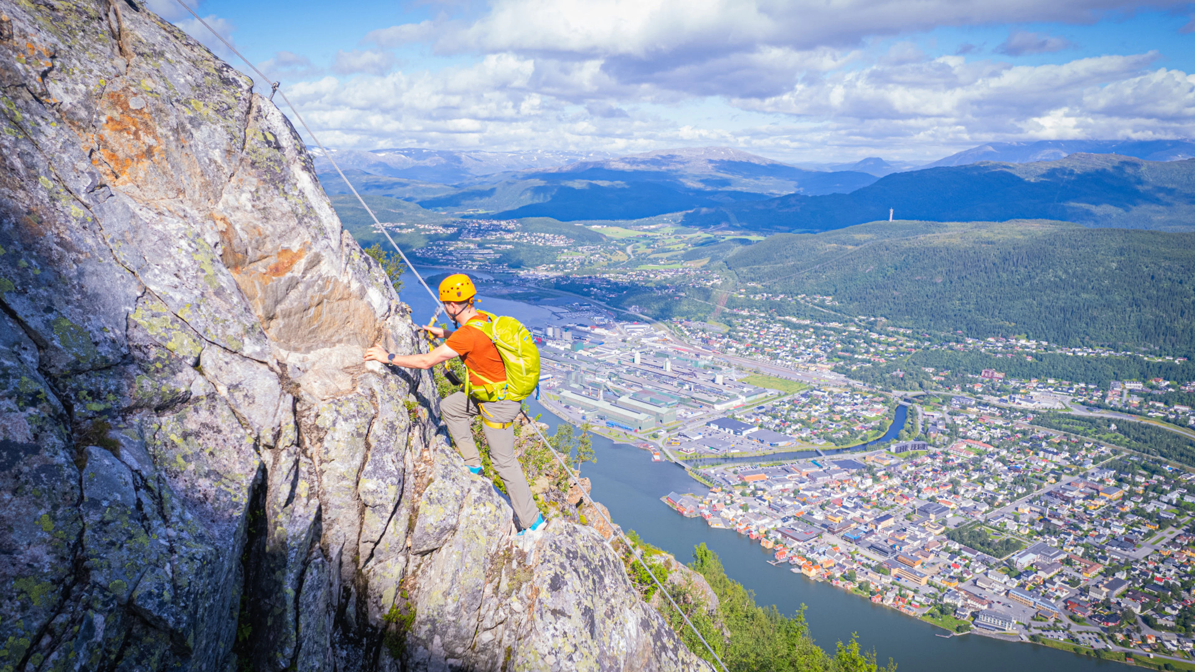 Klettersteig auf dem Øyfjellet