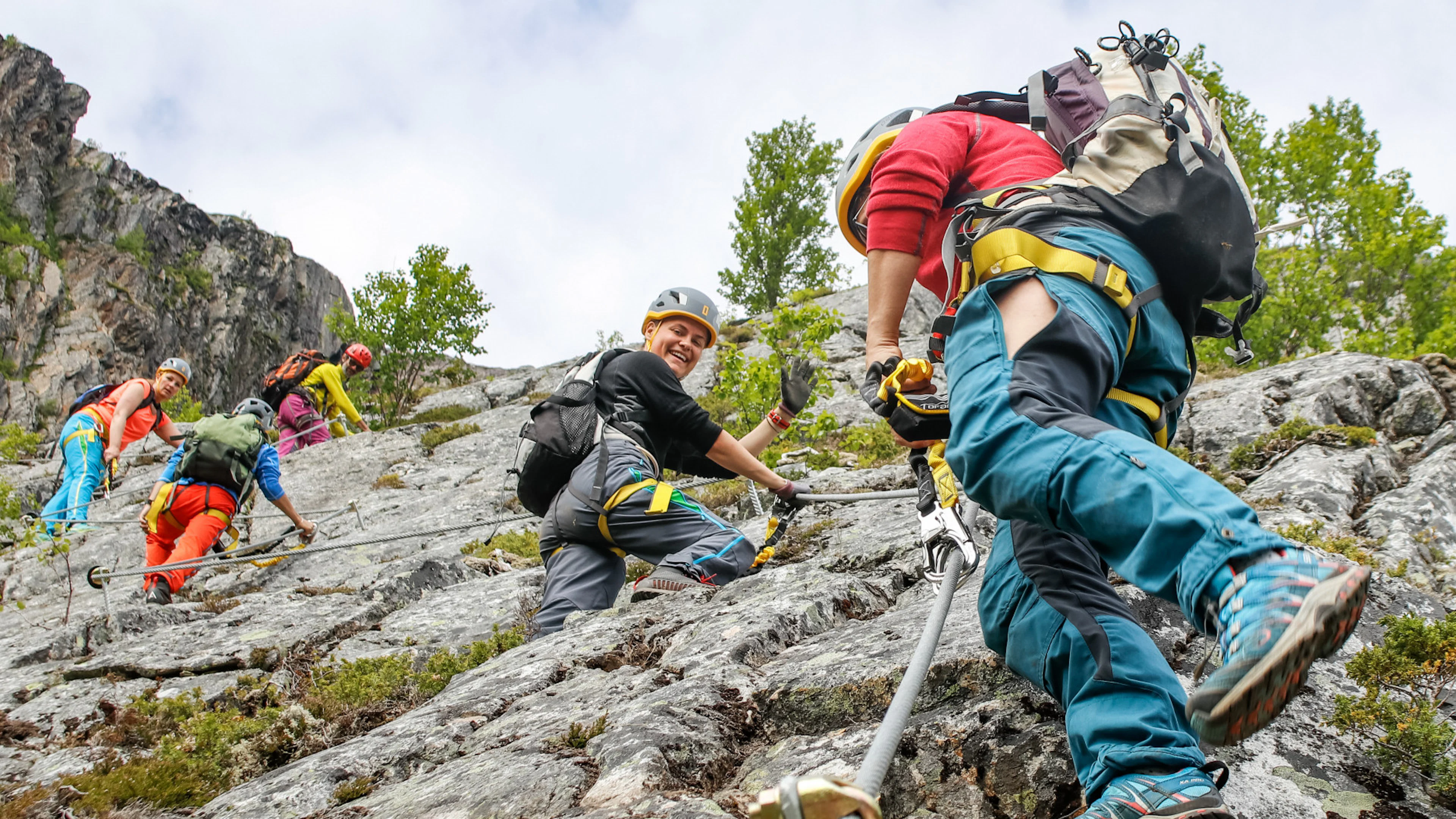 Klettersteig auf dem Øyfjellet