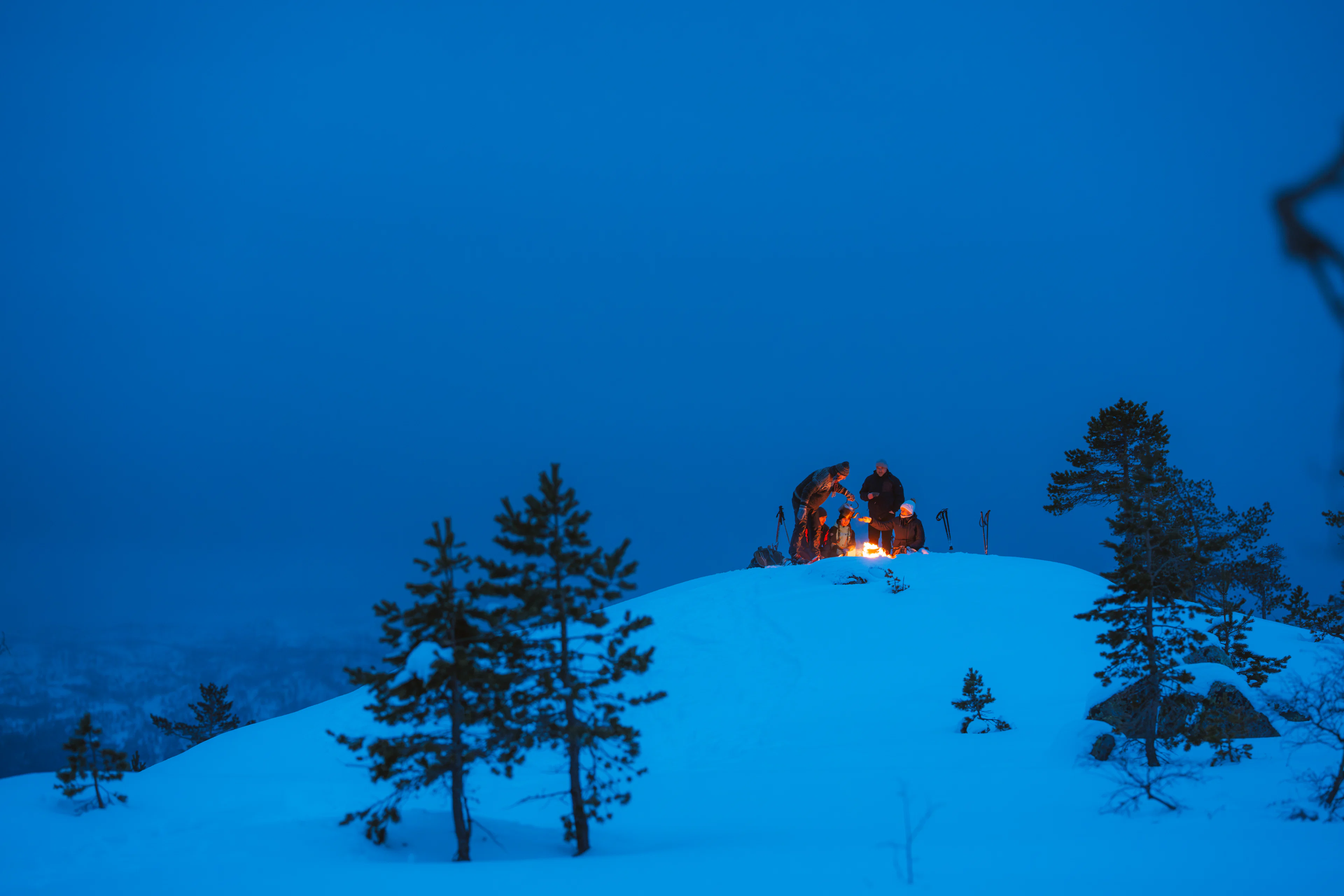 Wald-Barista-Wintererlebnis in Vrådal