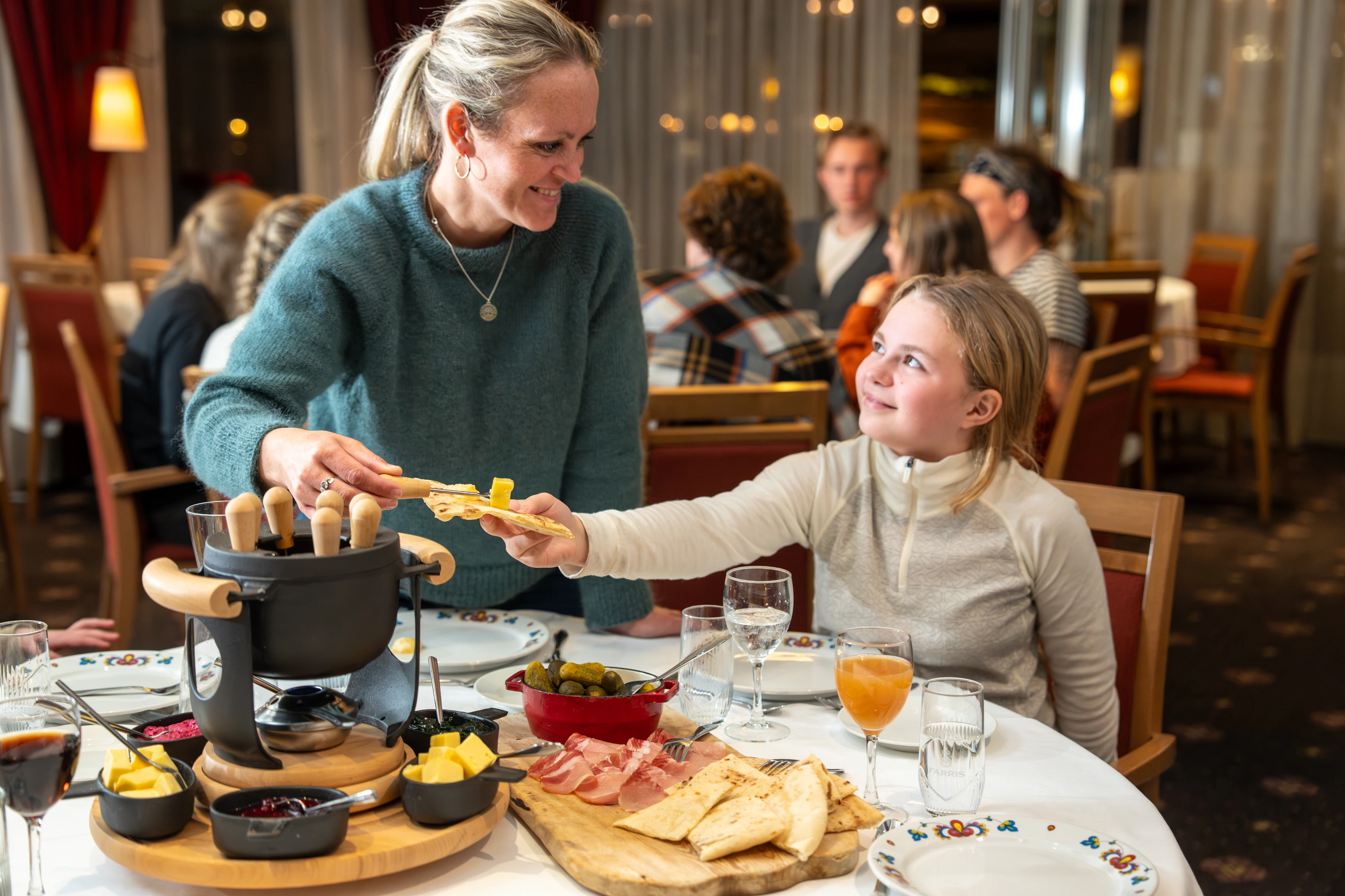 Winter-Fondue-Abend im Straand Hotel in Vrådal