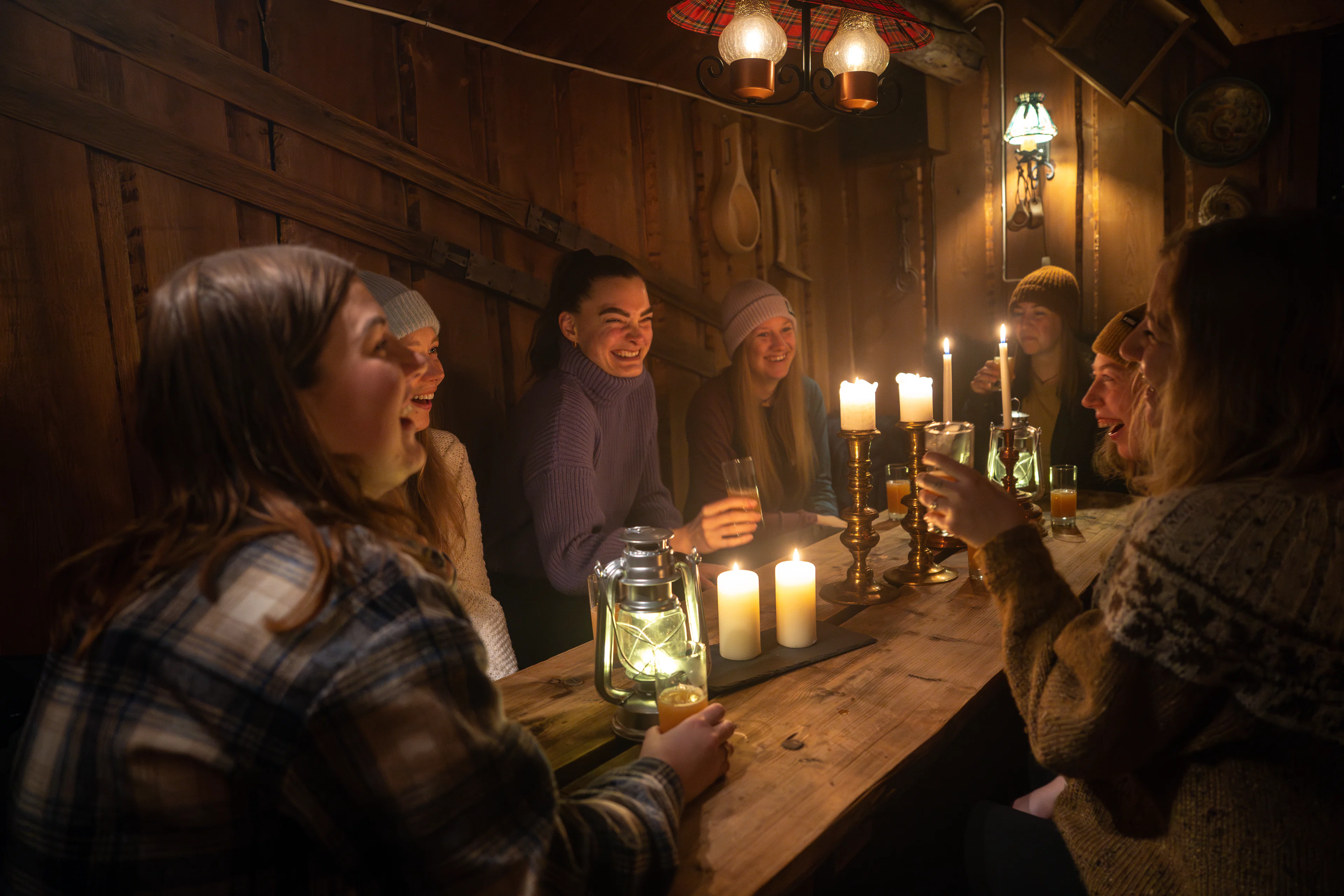 Trapperhütten-Dinner in Vrådal - Ein Wintererlebnis