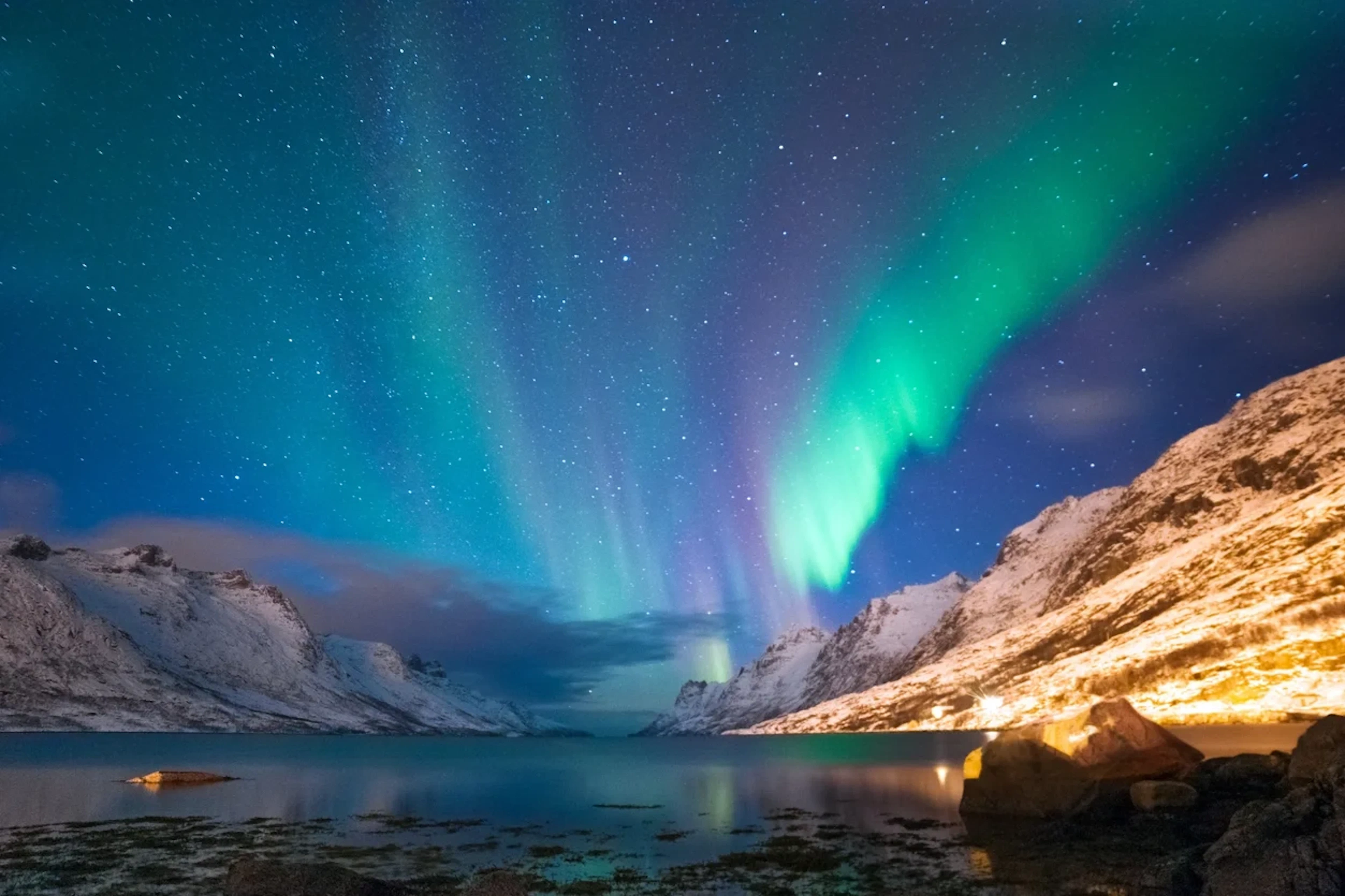 Nordlichtverfolgung von Tromsø bis nach Finnland