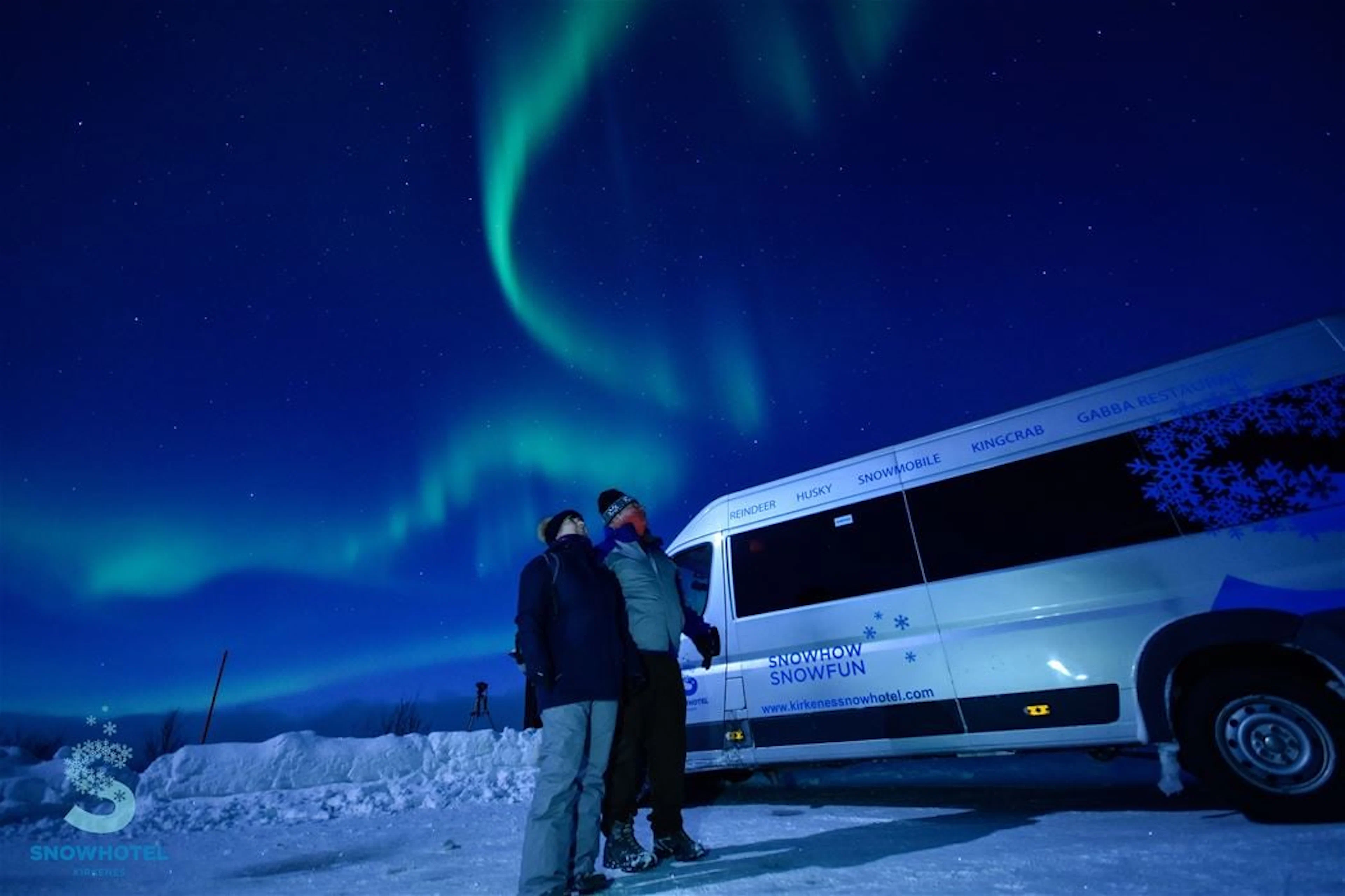 Polarlichter-Jagd mit dem Bus – Kirkenes
