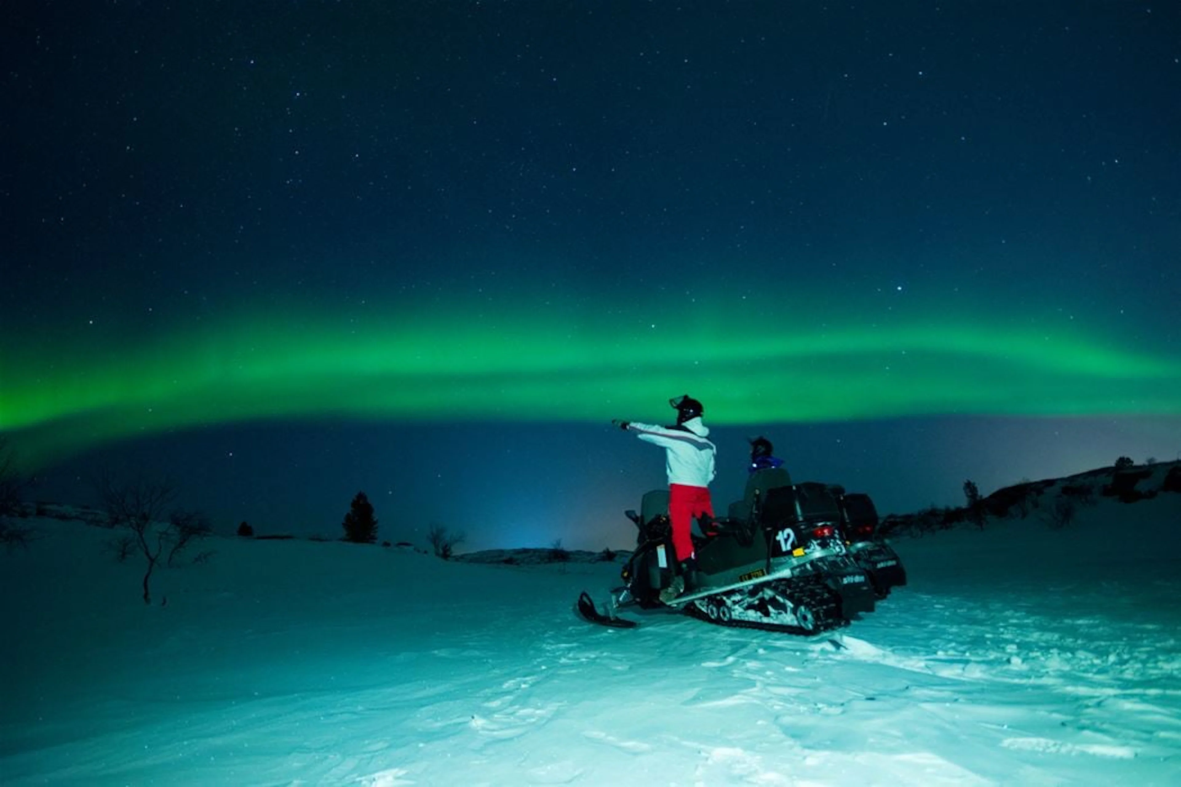 Schneemobil-Jagd auf die Nordlichter - Abfahrt 21:00 Kirkenes