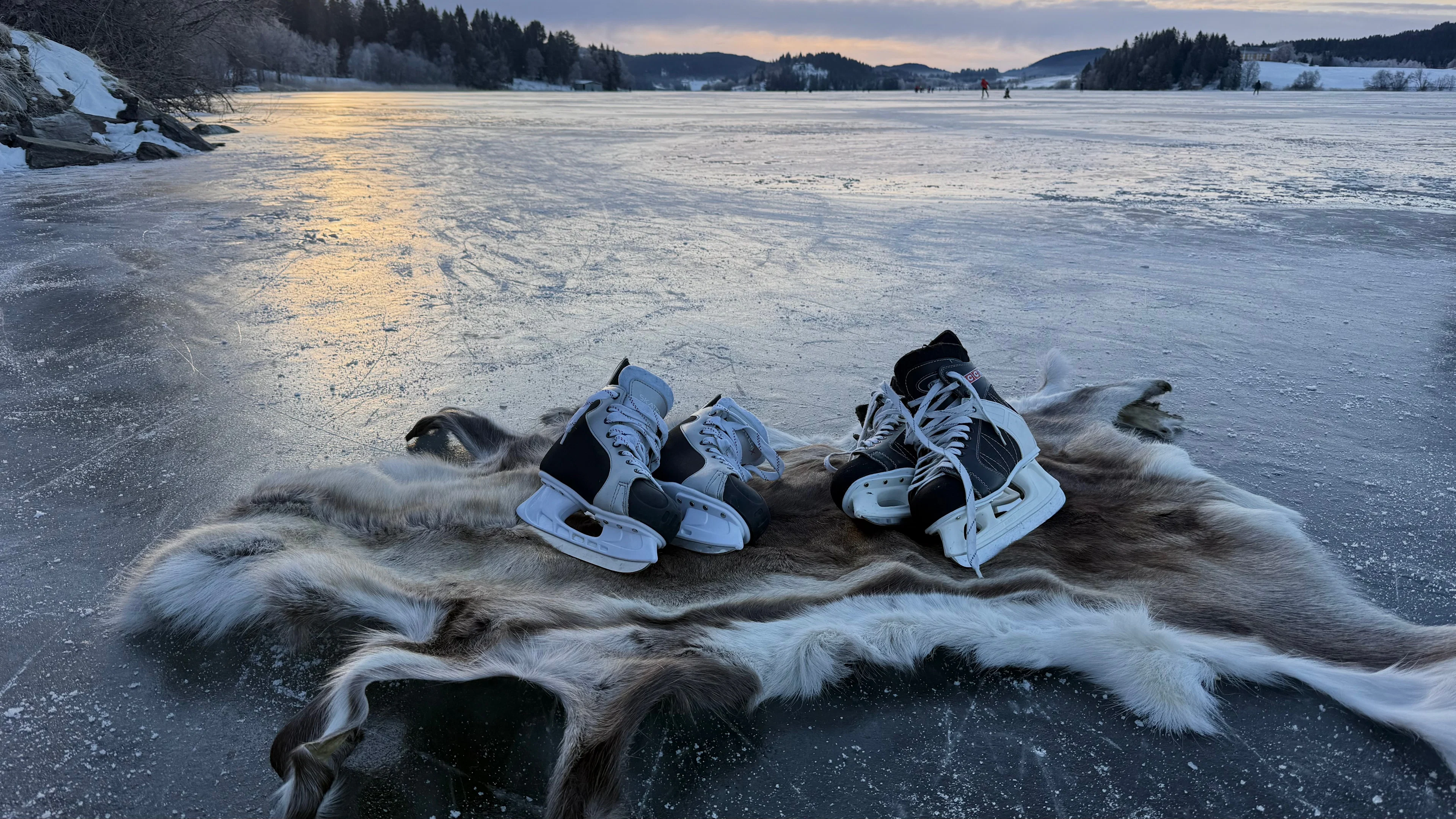 Schlittschuhlaufen Tour auf Wild Ice in Trondheim