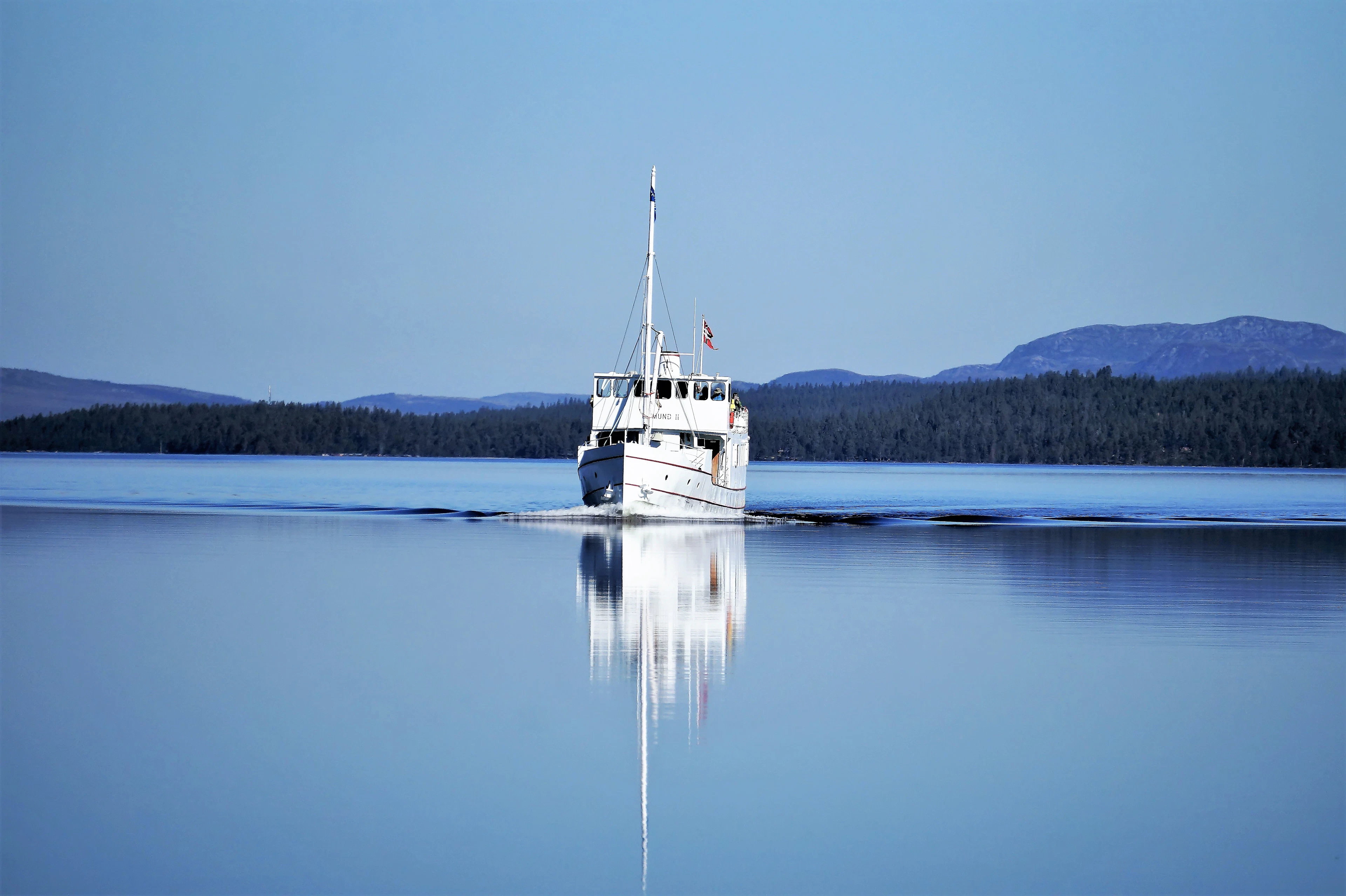 Tageskarte mit M/S Fæmund