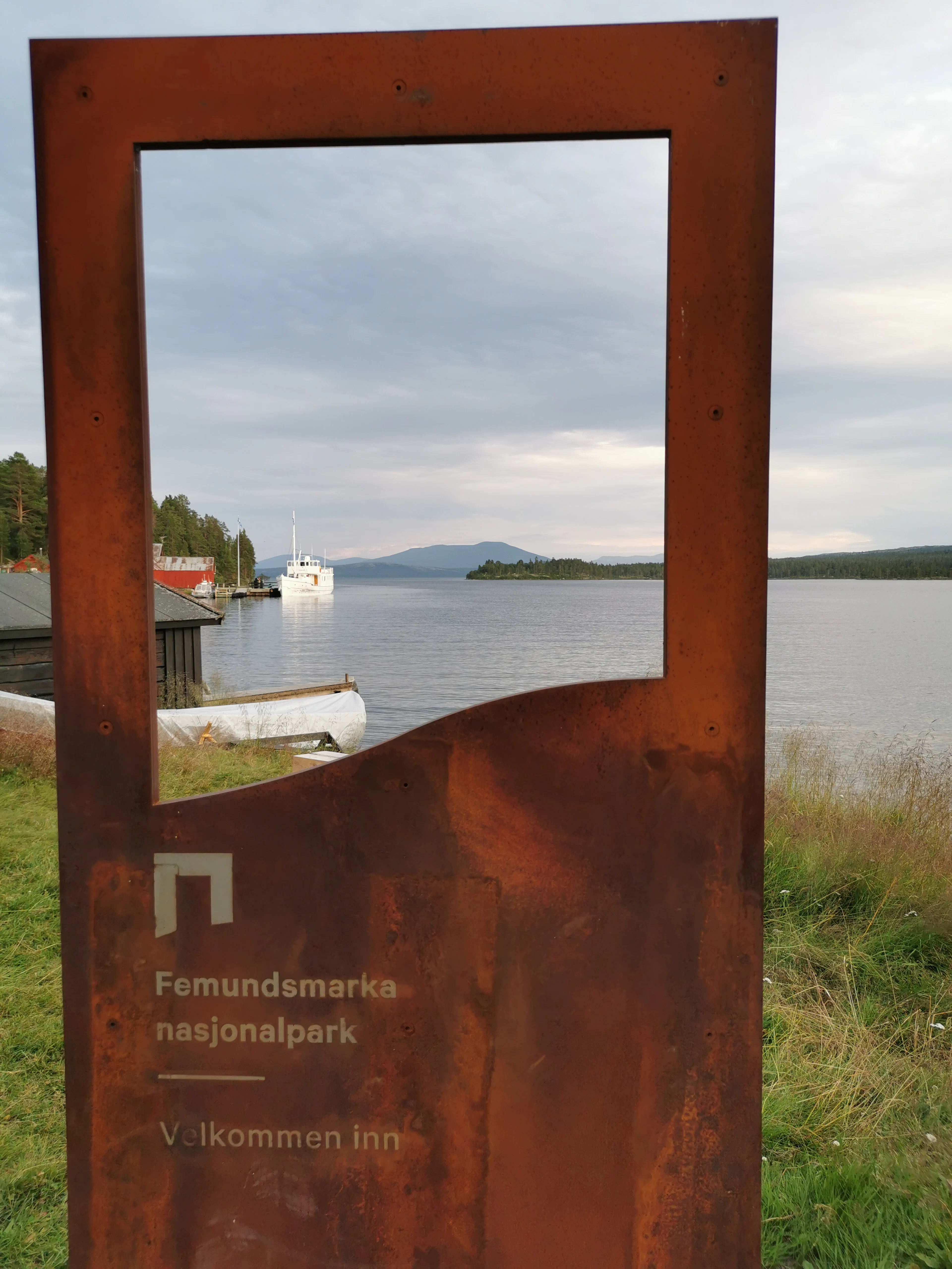 Tageskarte mit M/S Fæmund