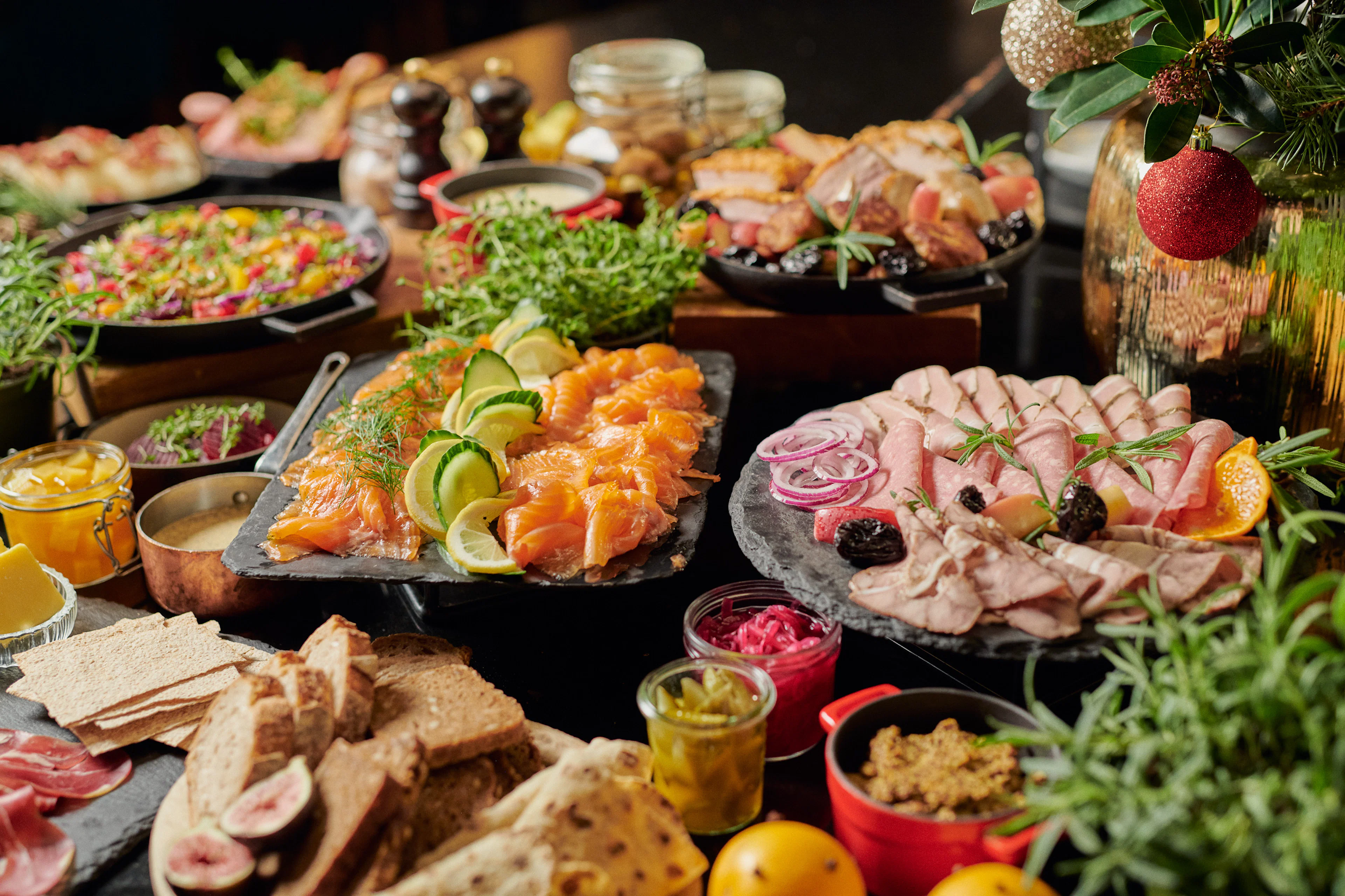 Traditionelles Weihnachtsessen in Oslo - Scala Restaurant im Thon Hotel Opera