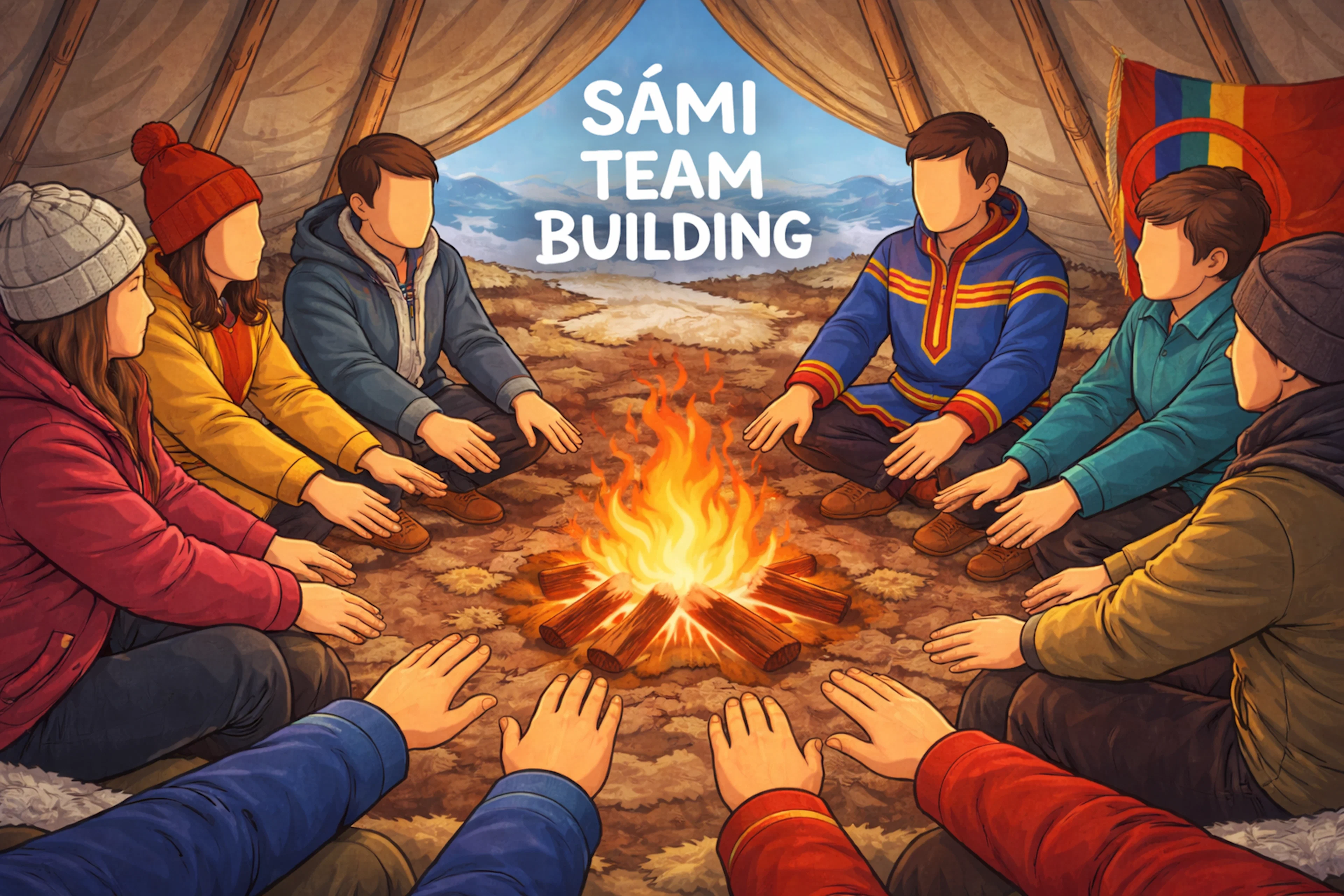 Sámi Teambuilding Erlebnis in Hammerfest