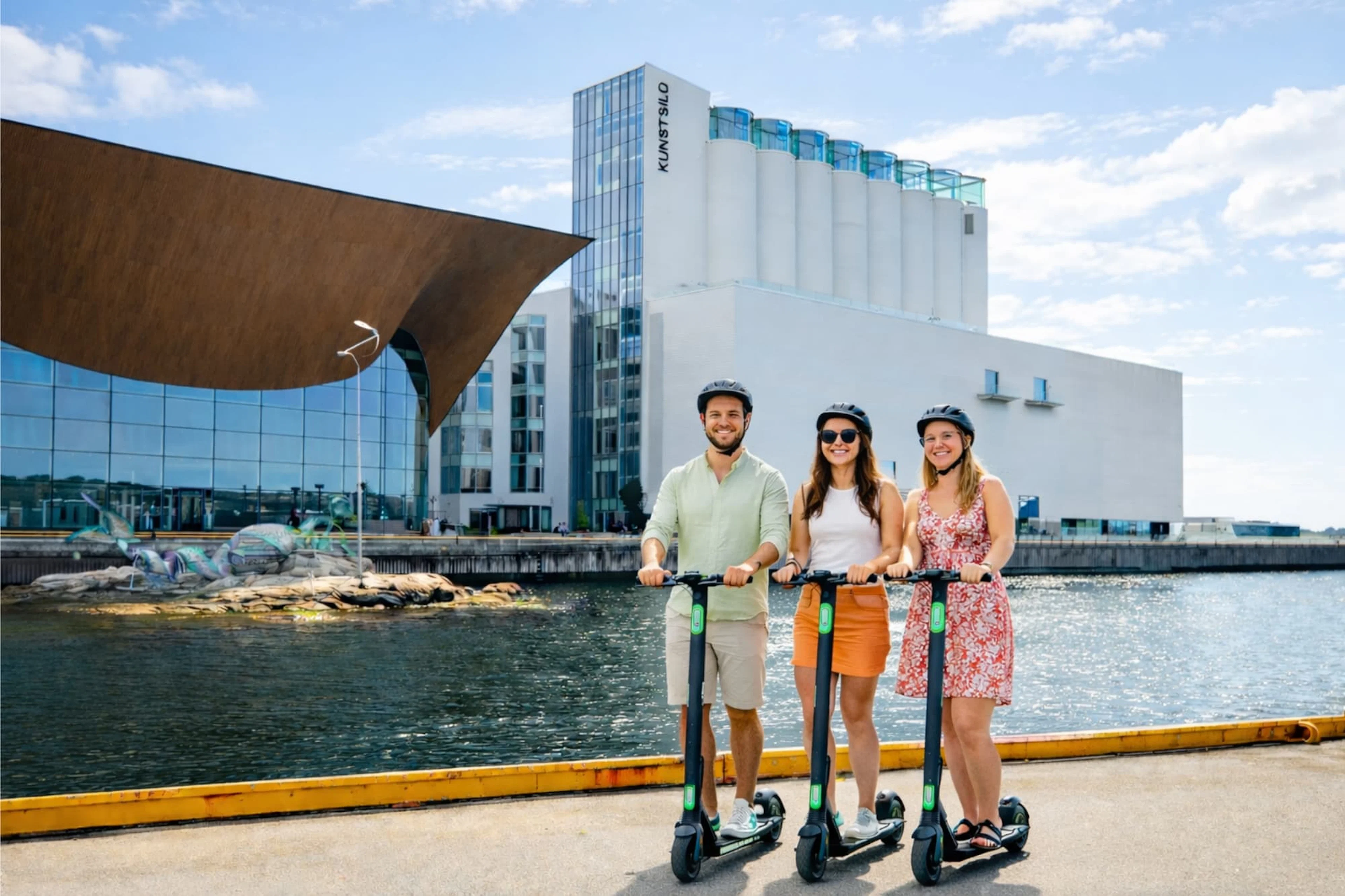 Kristiansand: E-Scooter City Highligts Tour