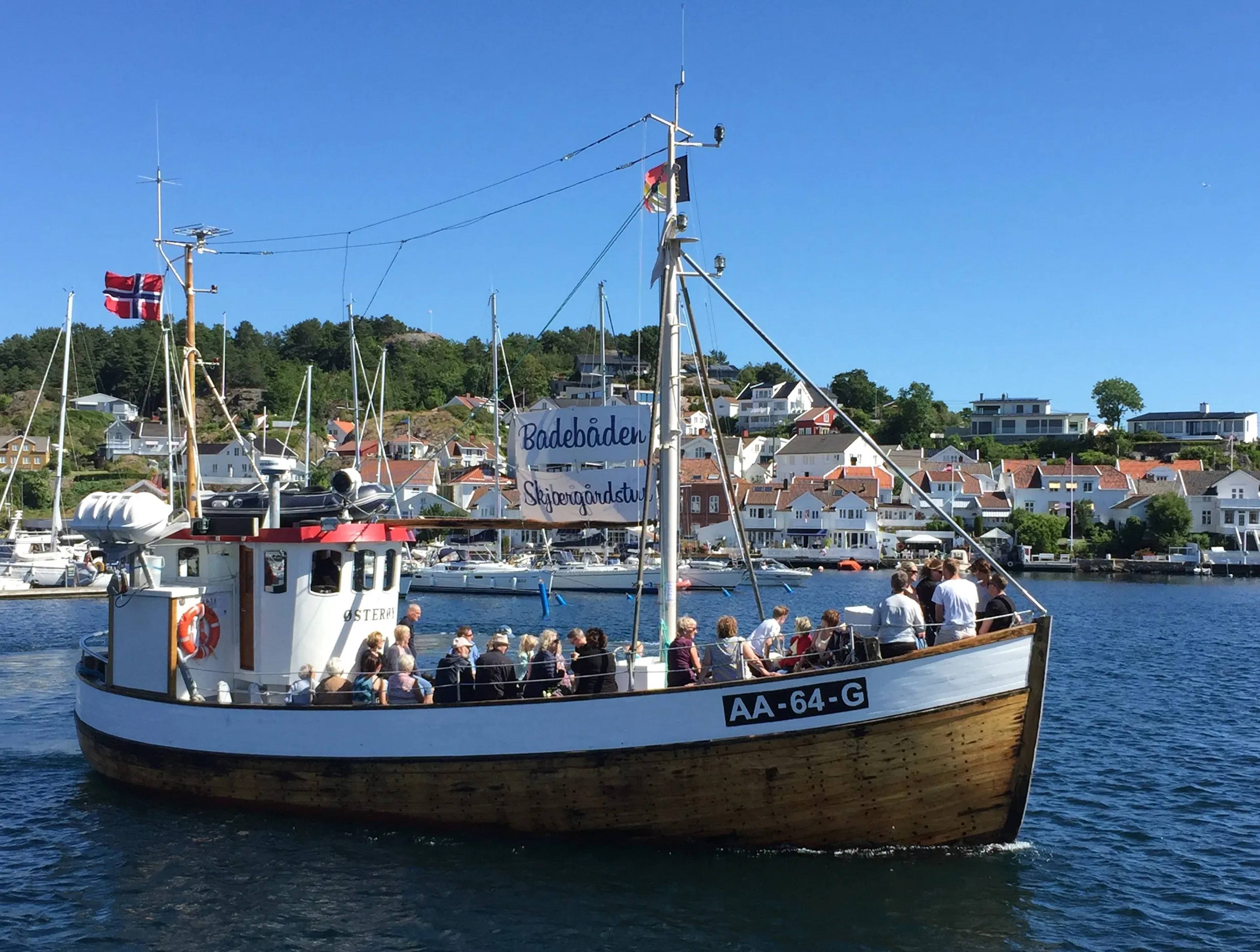 Bootsfahrt mit dem Østerøy in Grimstad