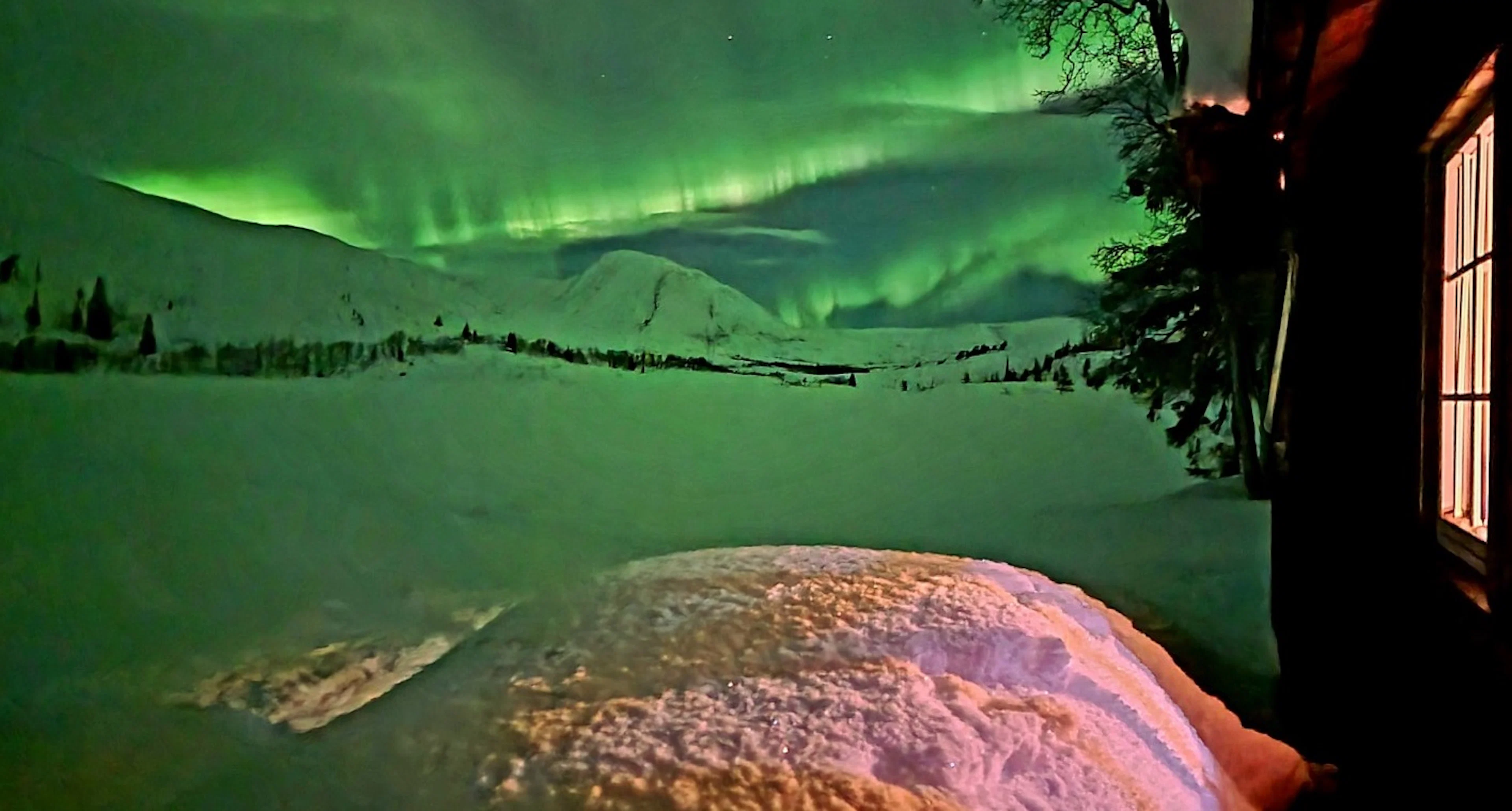 Skijlevajja bei Nacht