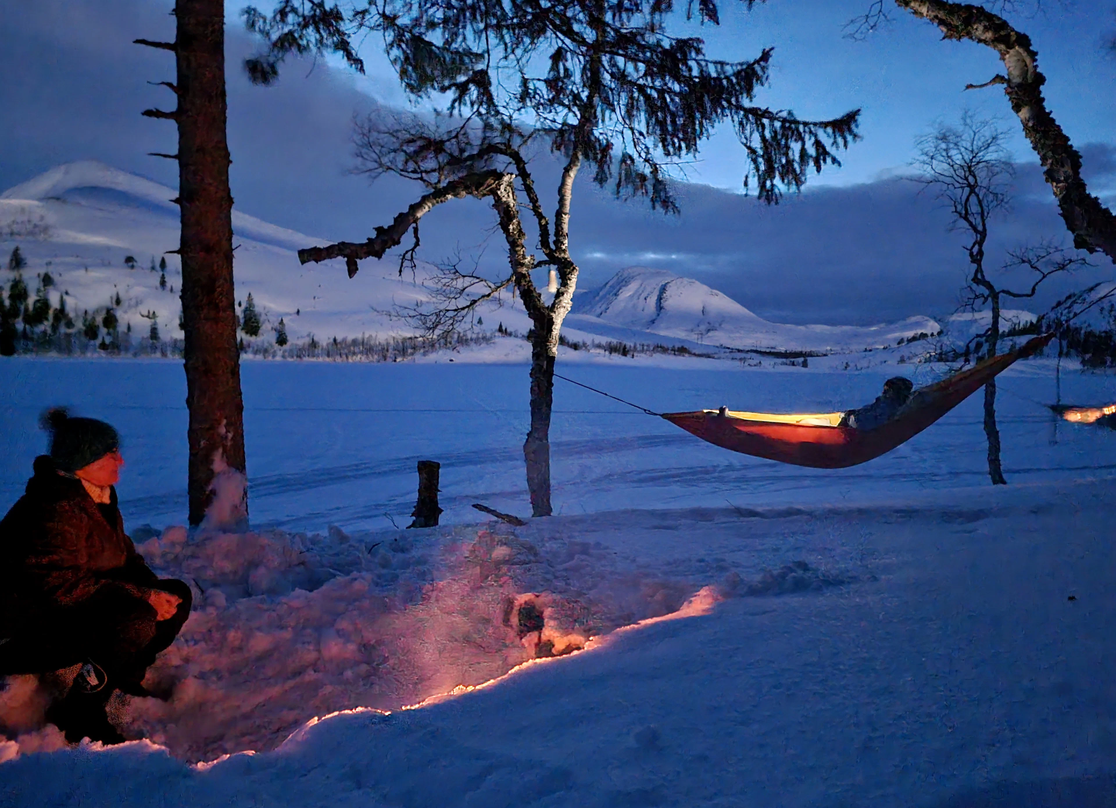 Skijlevajja bei Nacht