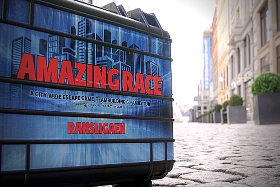 Amazing Race-koffert.