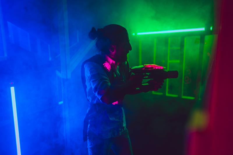 Laser tag.