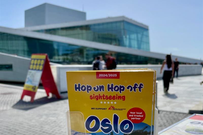 Detalj fra brosjyren foran Operahuset