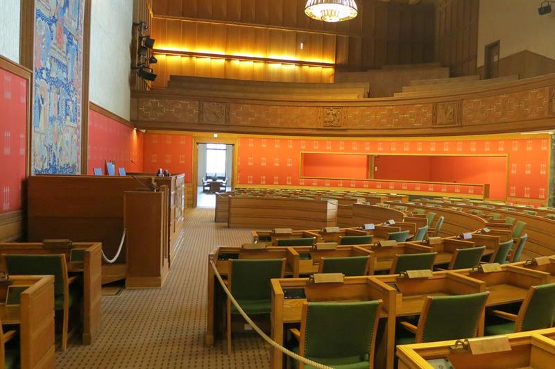 rådssalen i Oslo rådhus