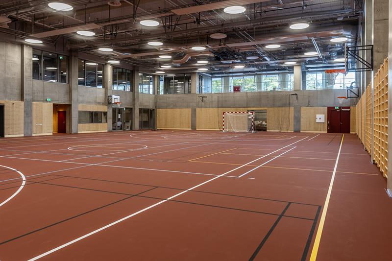 Allsidig hall for idrettsaktiviteter