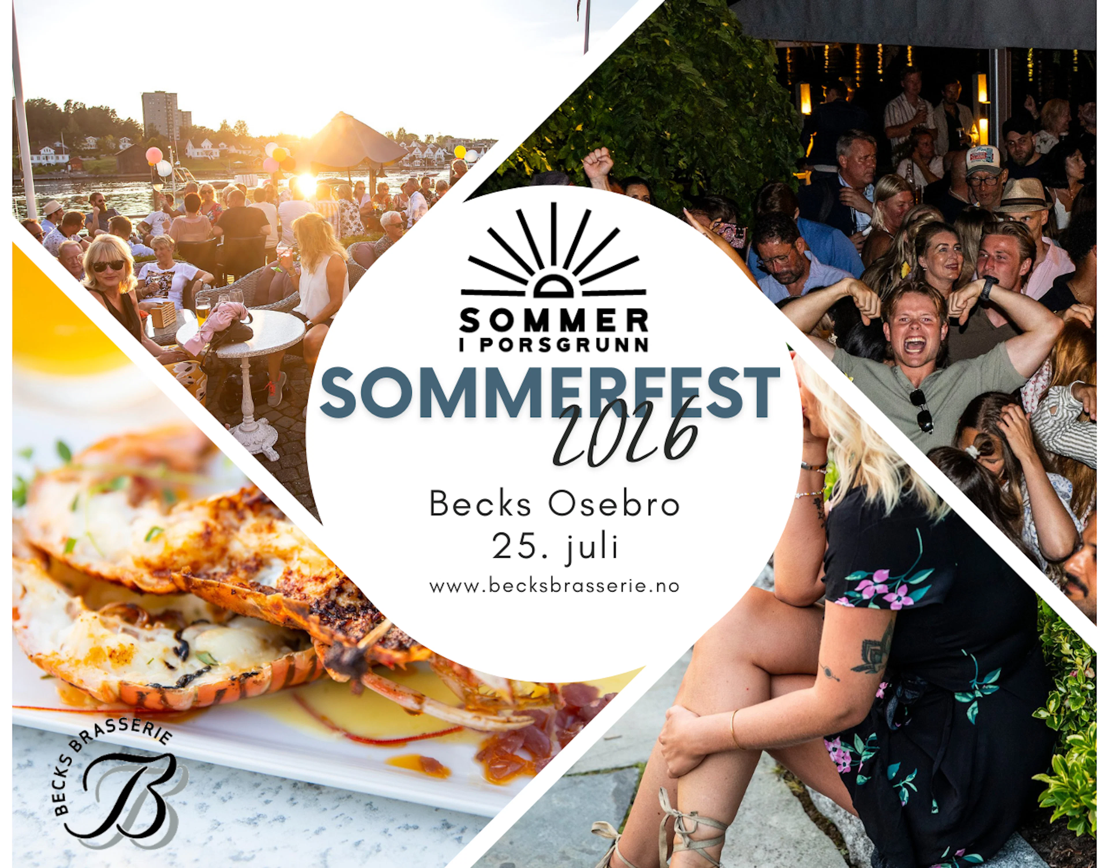 Summer Party at Becks Brasserie & Bar Osebro 2026
