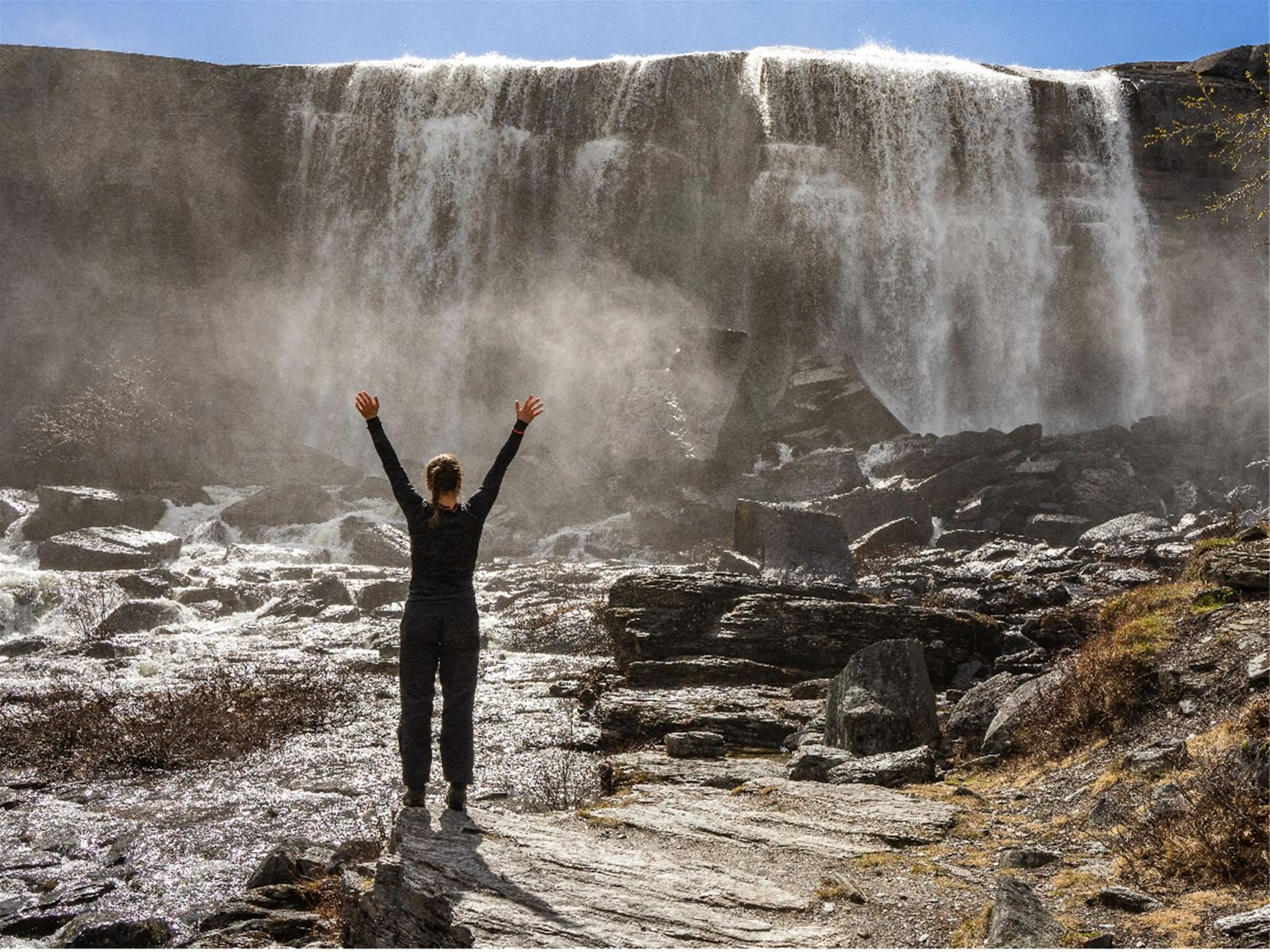 Wanderung zum Orvvosfossen