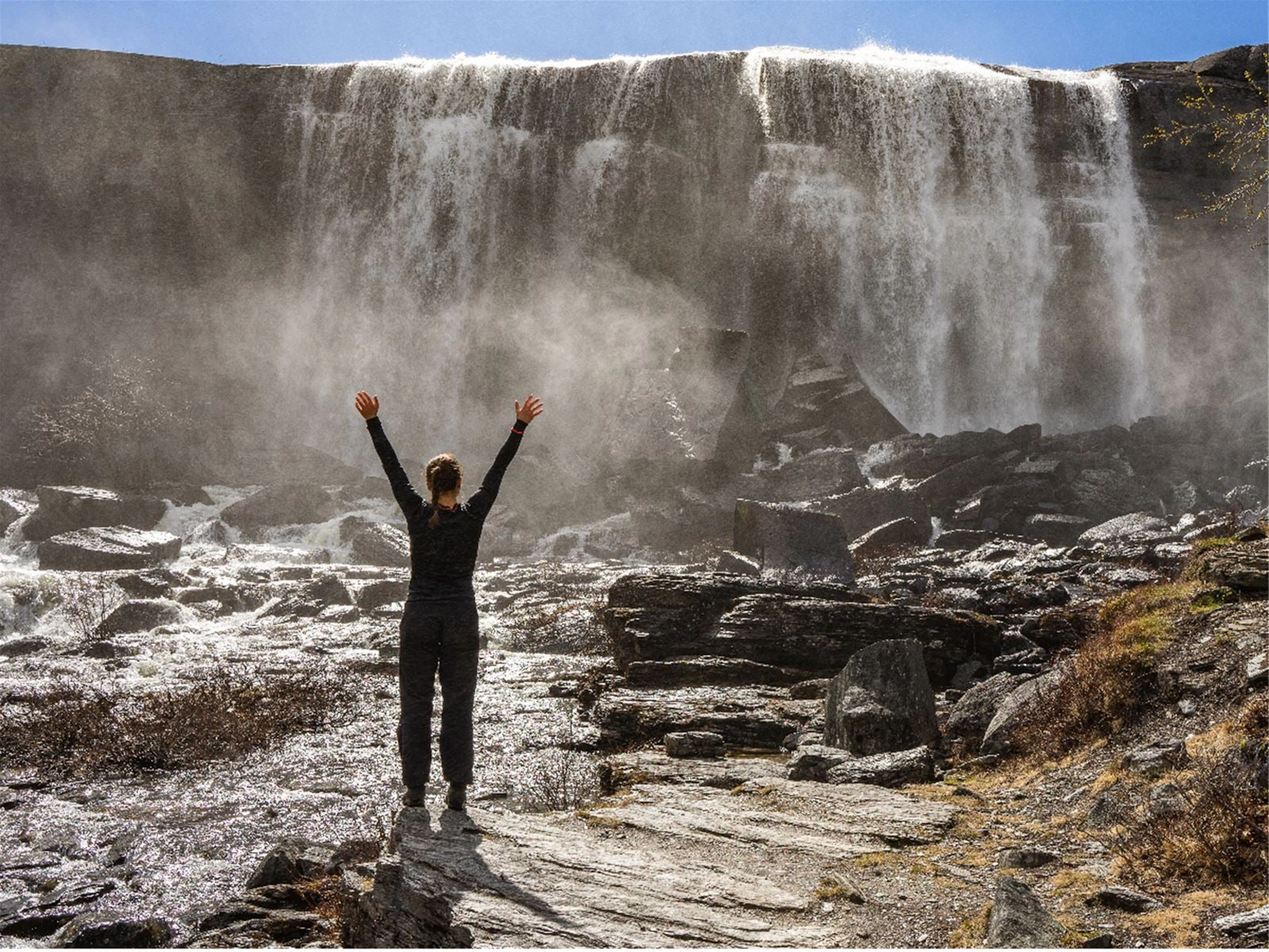 Wanderung zum Orvvosfossen