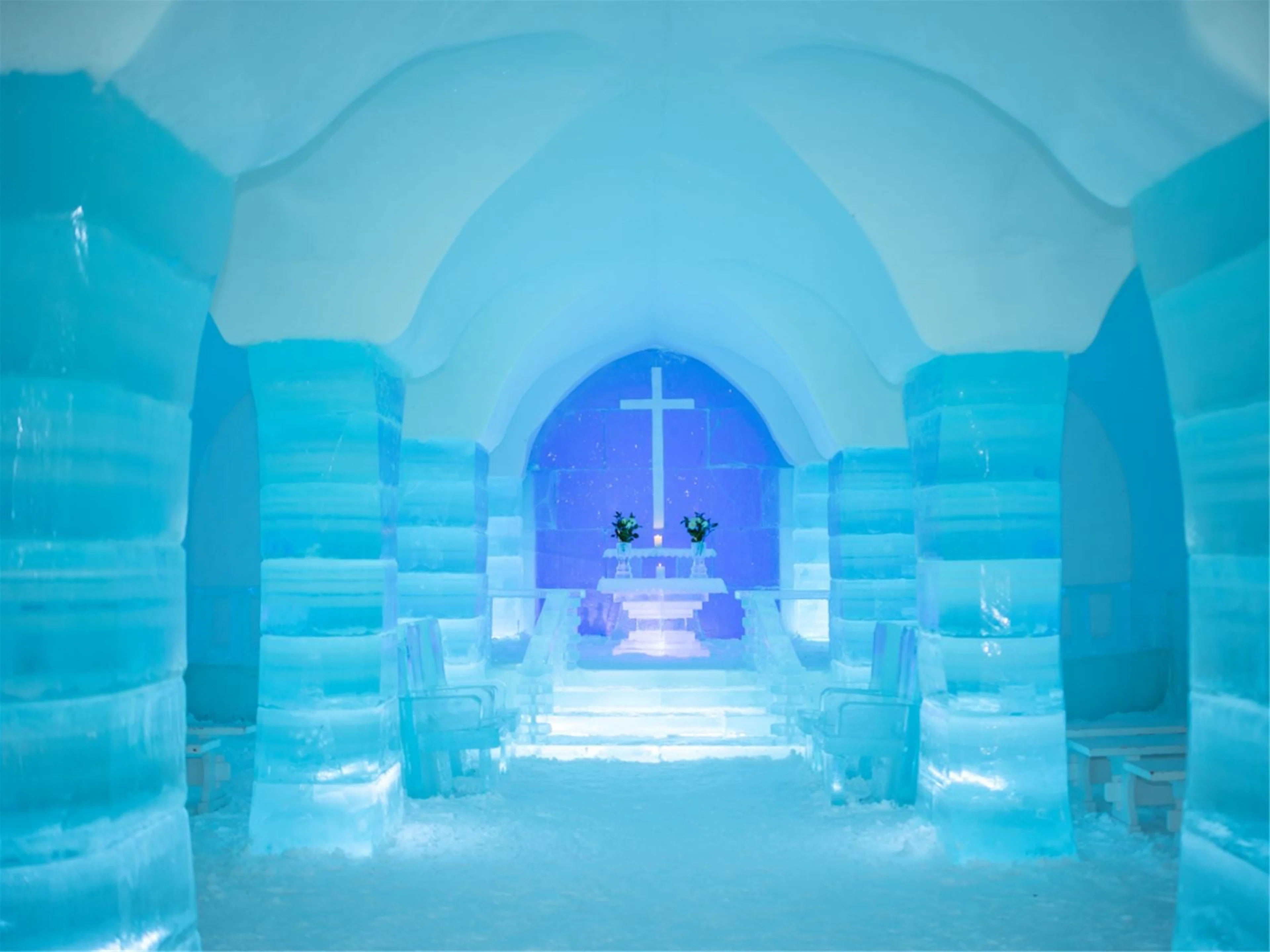 Eintrittskarte für das Sorrisniva Igloo Hotel