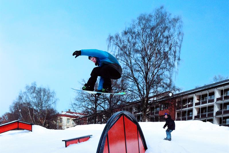 Jibbepark og snowboardpark