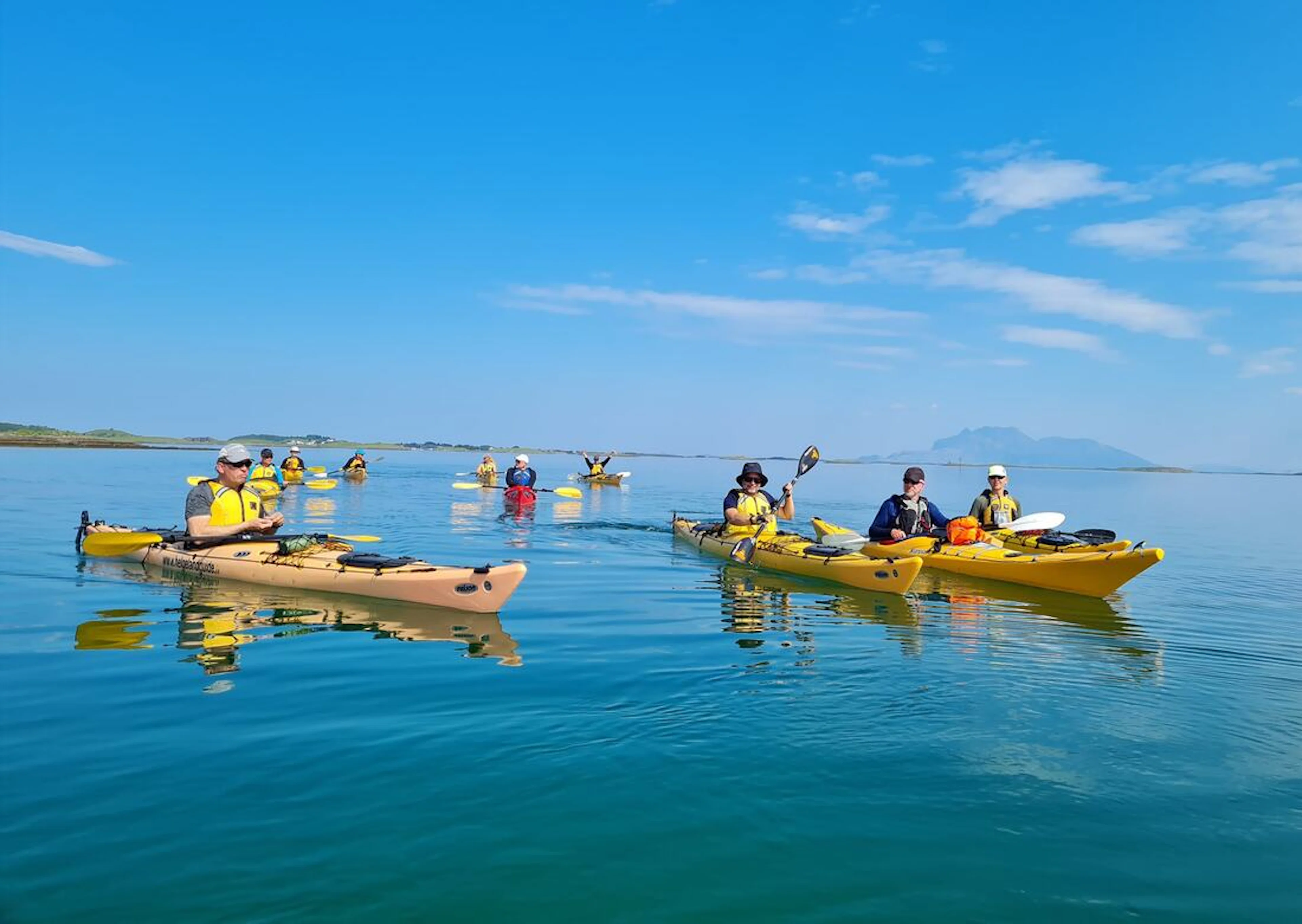 Geführte Kajaktour auf Herøy