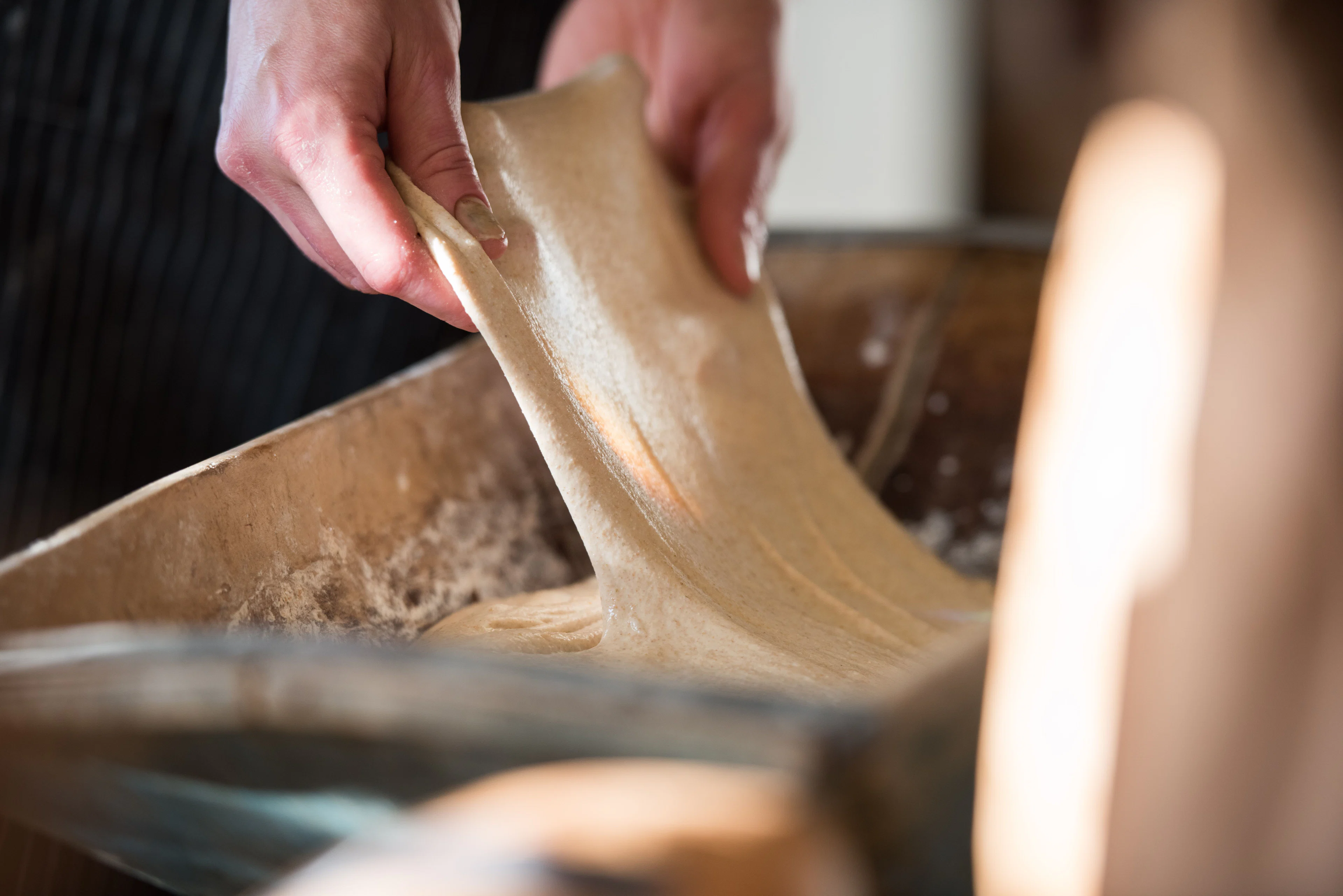 Gebacken mit Mehl aus der Region und alten Getreidesorten