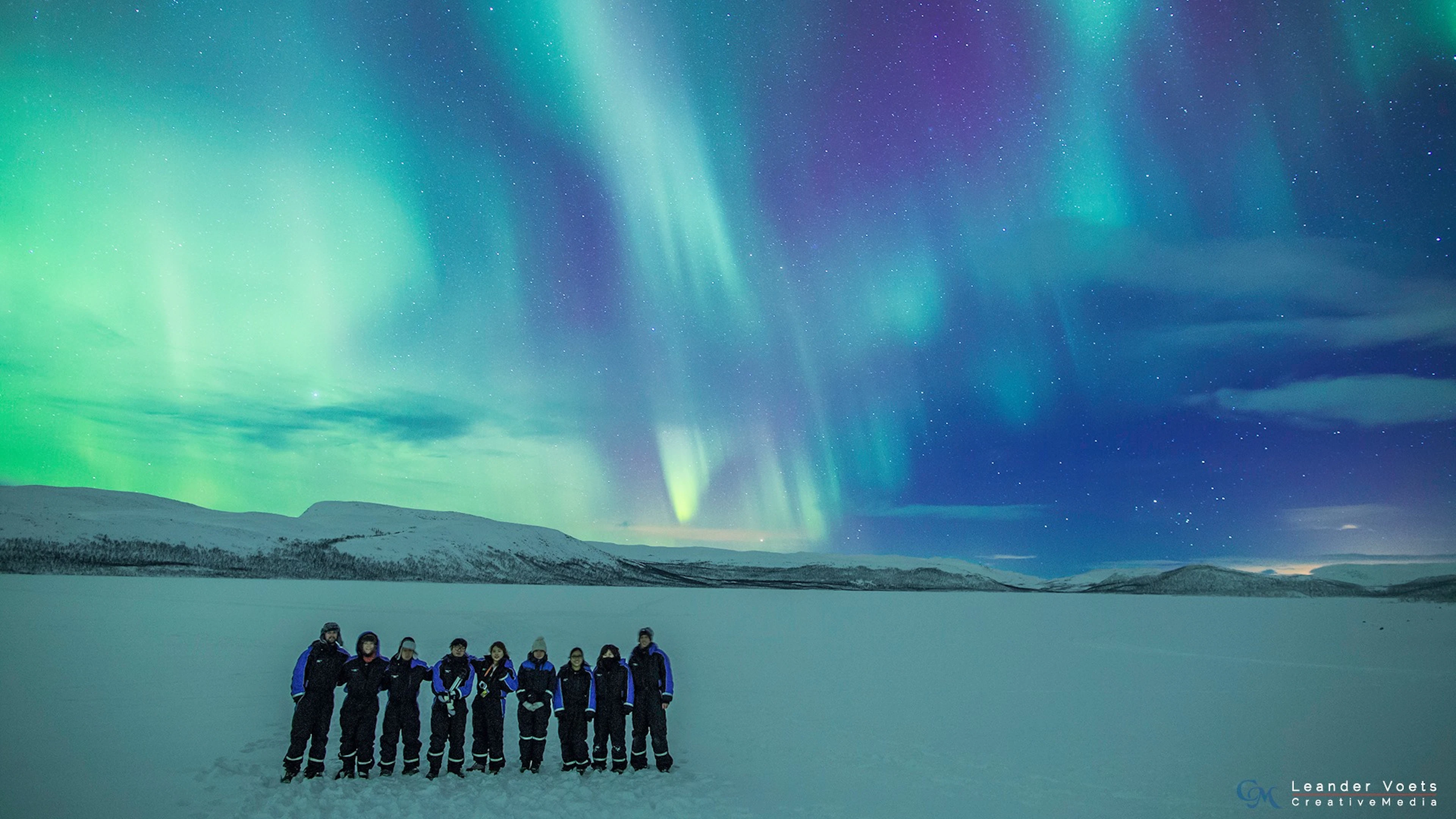 Nordlicht-Busverfolgung in Tromso