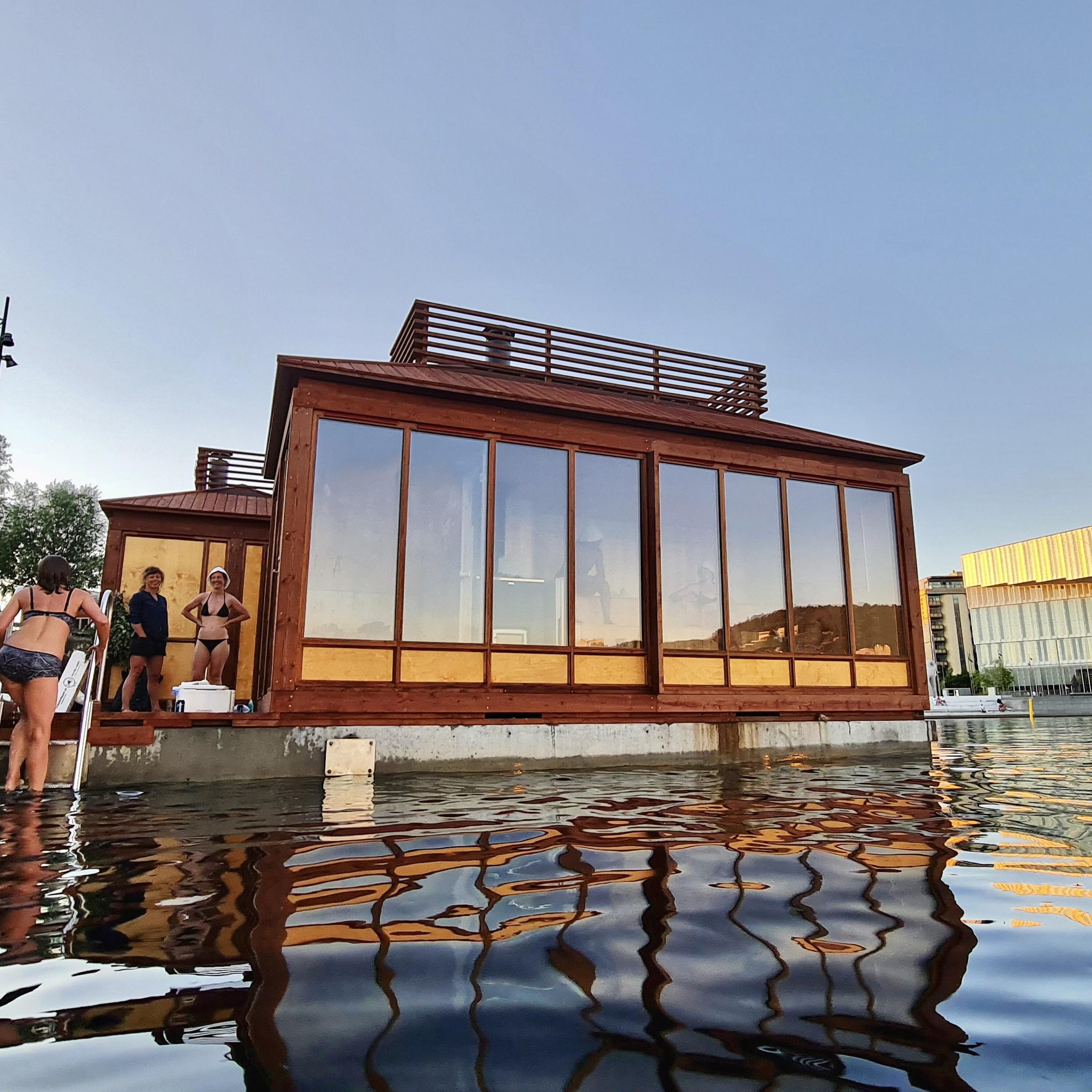 Oslo Badstuforening - Saunas at Langkaia