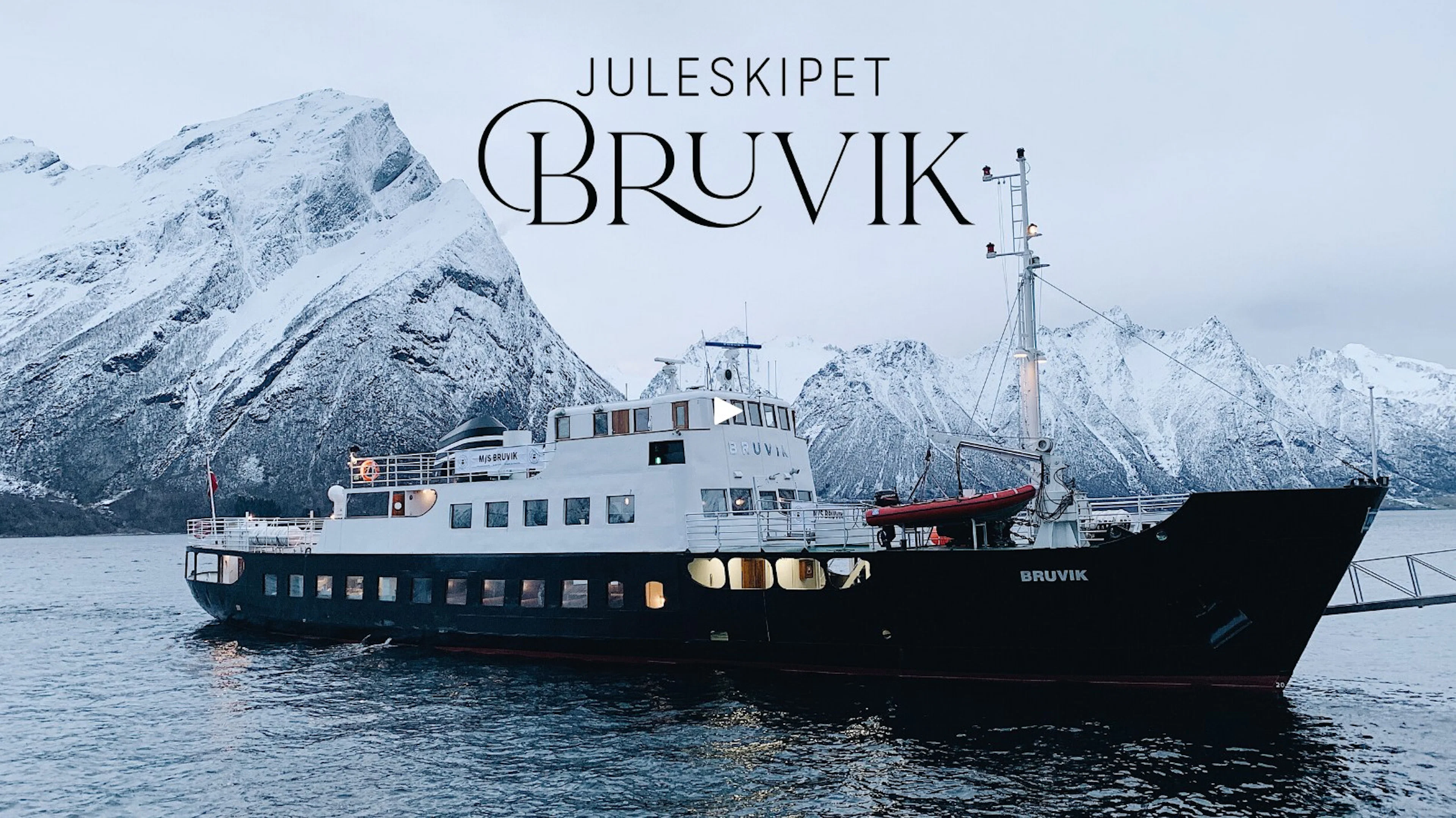 Das Weihnachtsschiff Bruvik